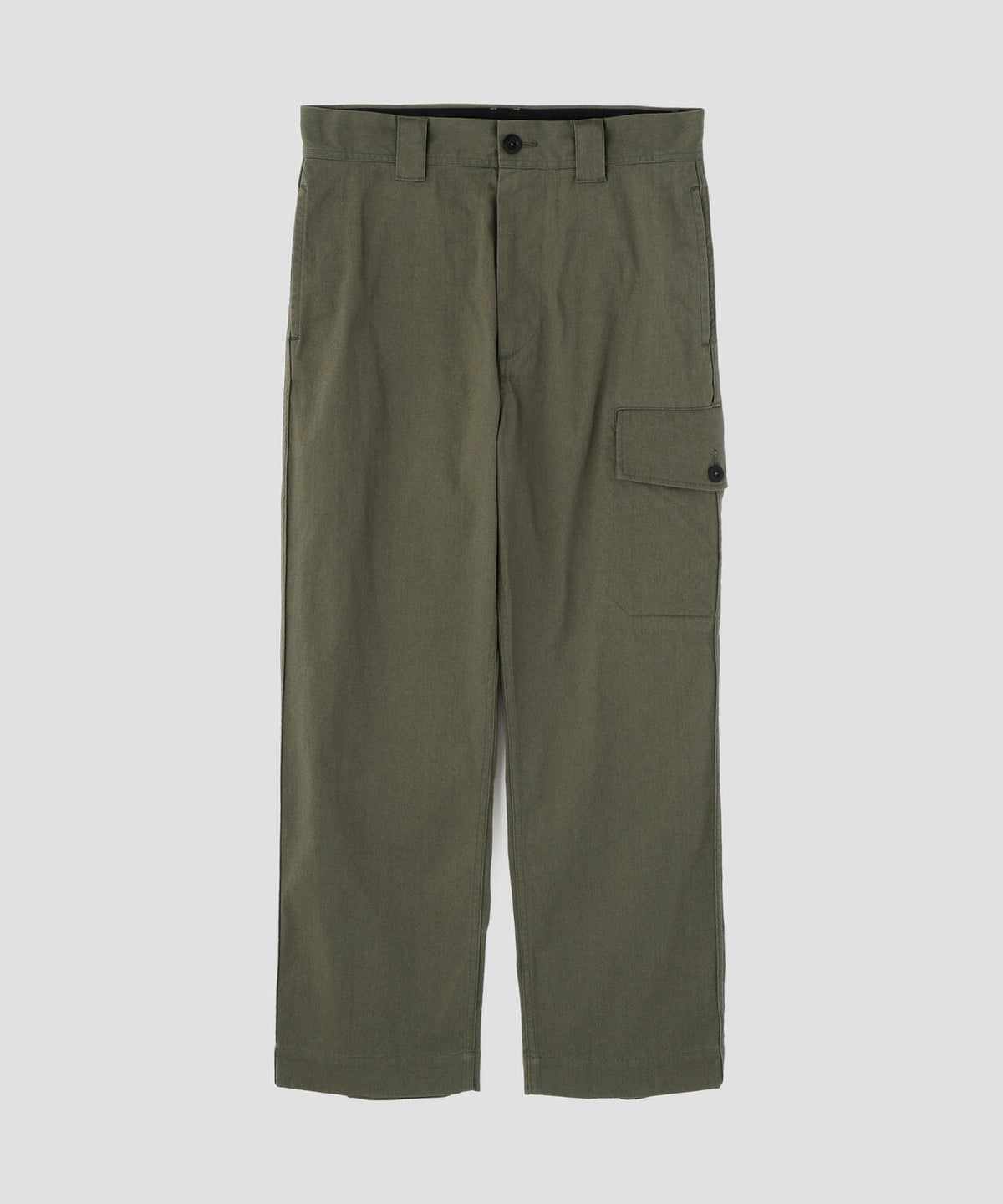 COTTON NYLON TWILL TROUSERS