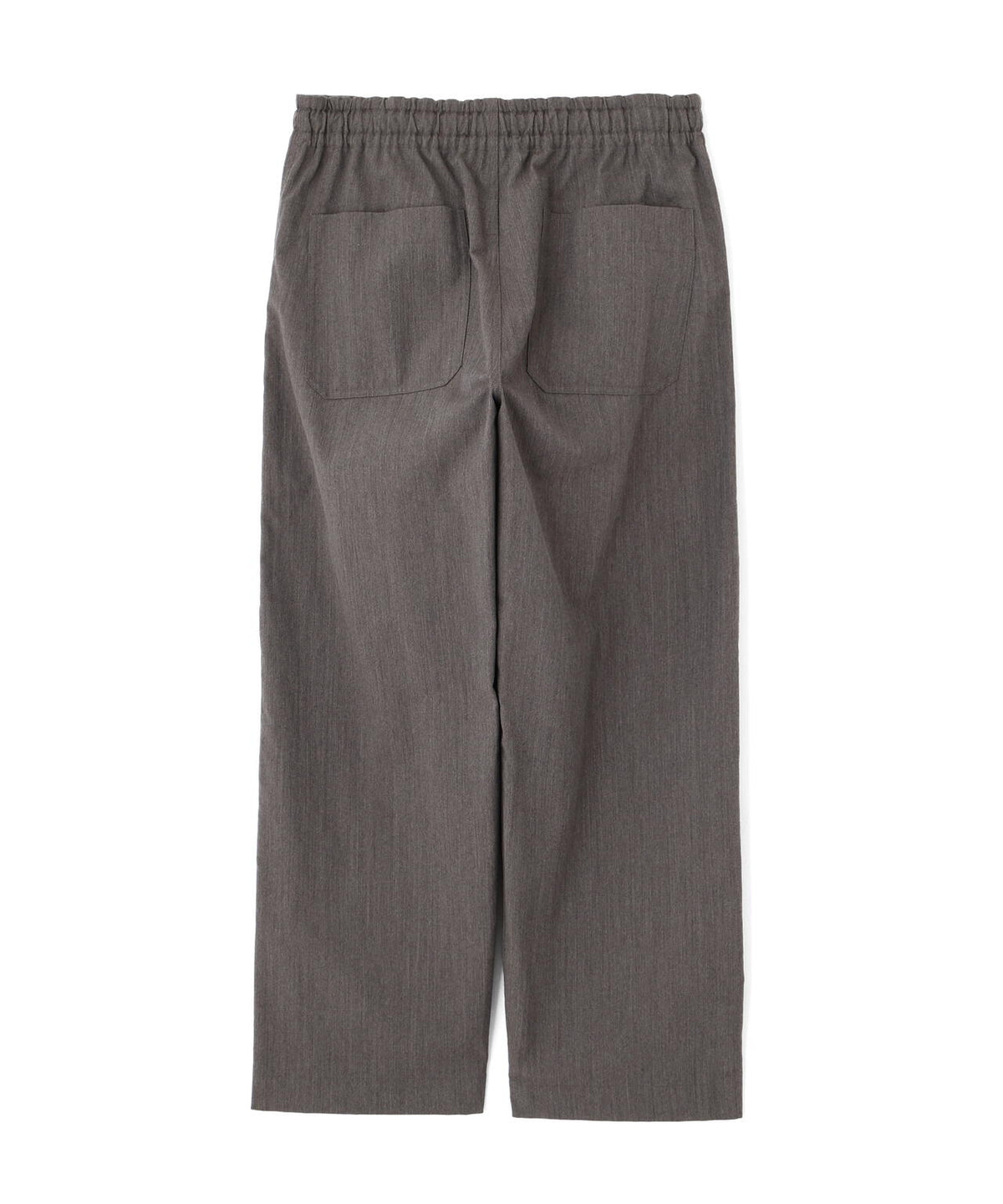 WOOL COTTON TWILL TROUSERS