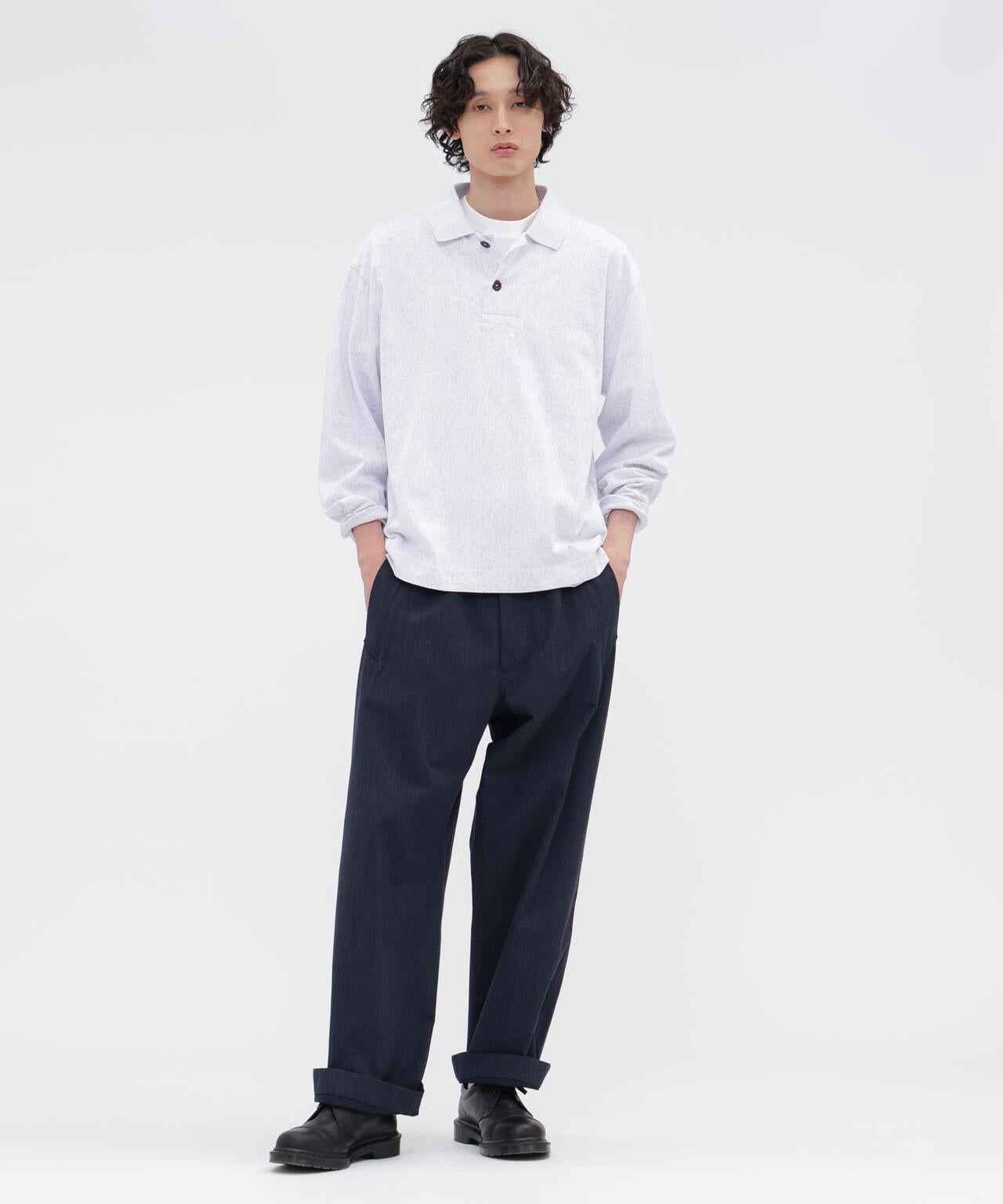 WOOL COTTON TWILL TROUSERS | MARGARET HOWELL（マーガレット