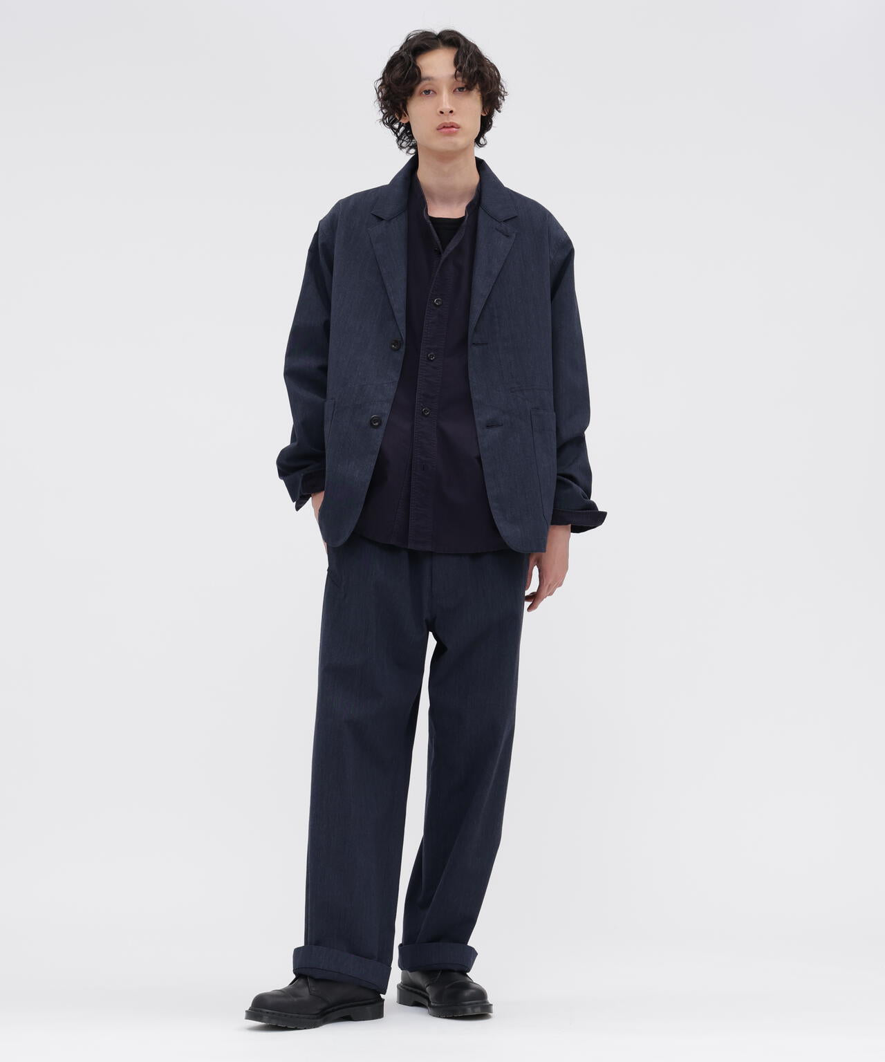 WOOL COTTON TWILL TROUSERS | MARGARET HOWELL（マーガレット