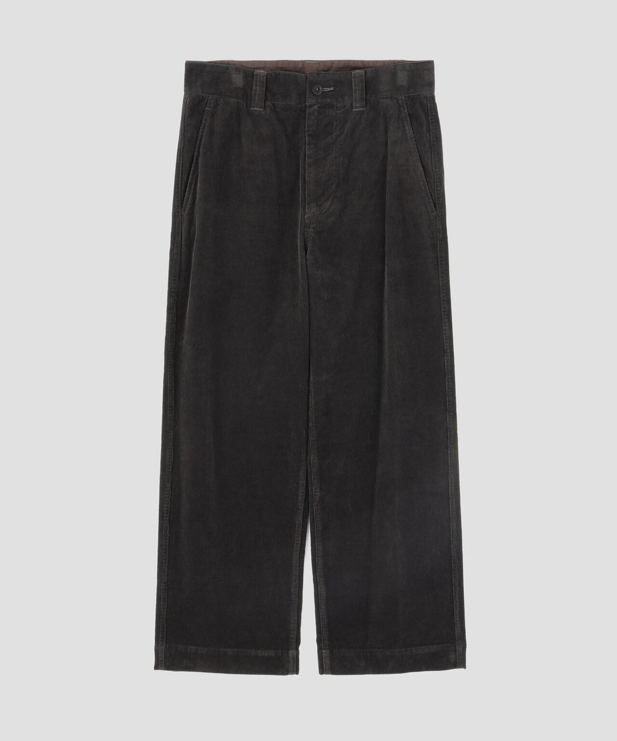 DRY COTTON NEEDLECORD TROUSERS