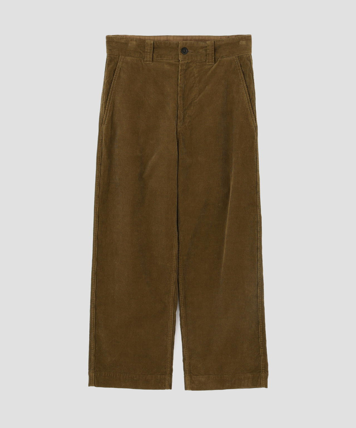 DRY COTTON NEEDLECORD TROUSERS