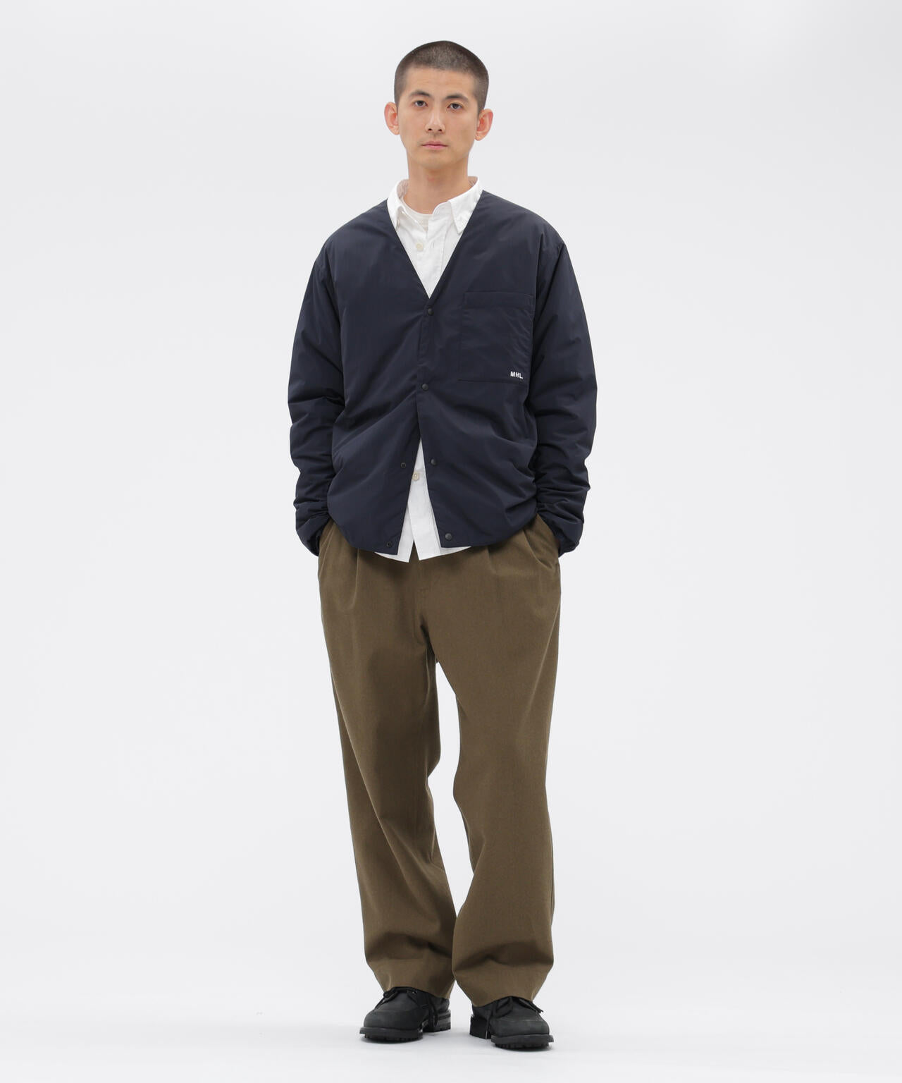 WOOL COTTON DRILL TROUSERS | MARGARET HOWELL（マーガレット