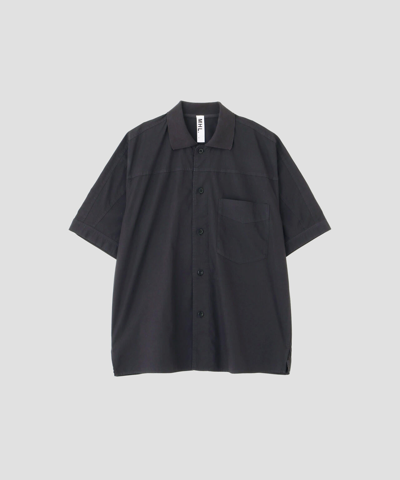 GARMENT DYED COTTON POPLIN SHIRT