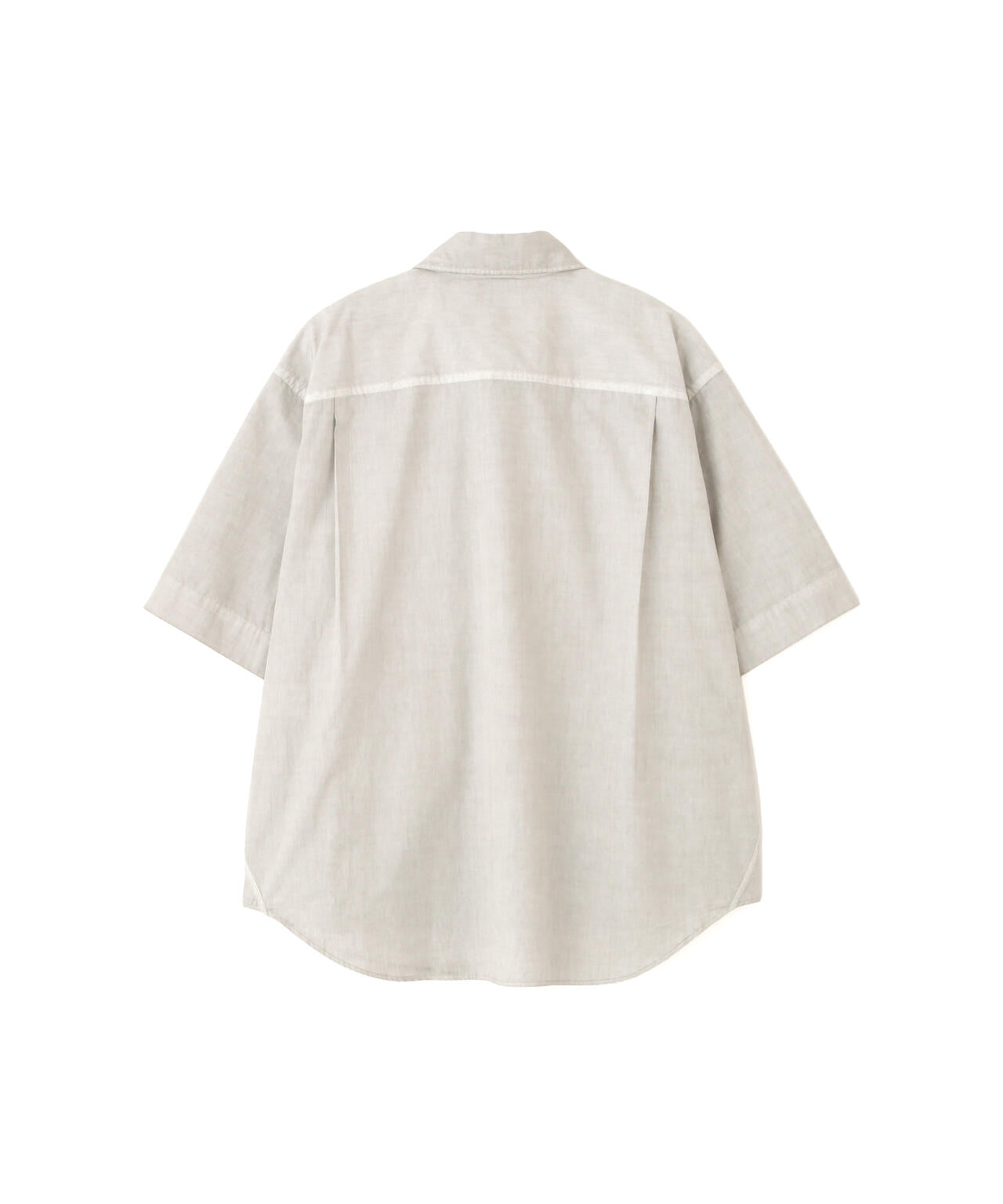 CARBON DYED COTTON POLIN SHIRT