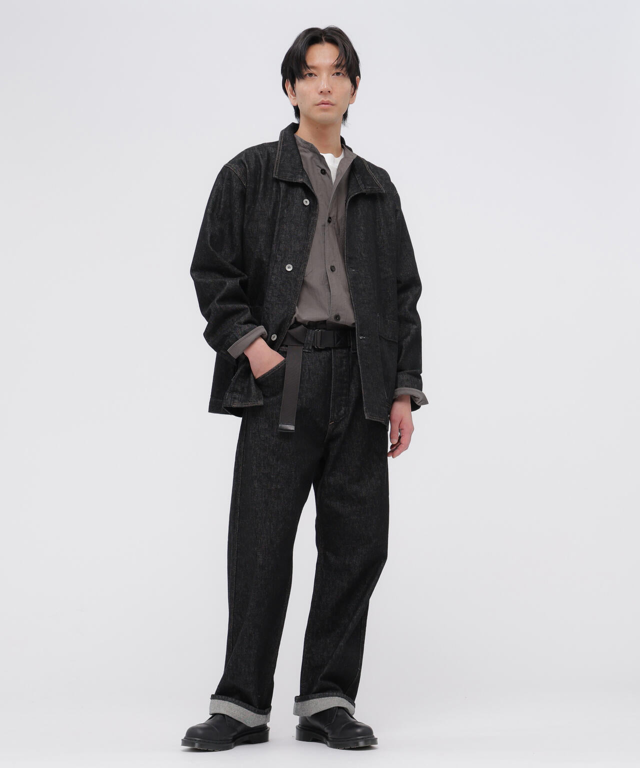 END ON END WEAVE COTTON SHIRT | MARGARET HOWELL（マーガレット
