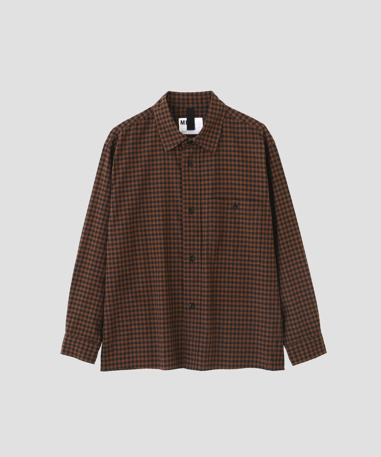 FADED LINEN COTTON PLAINWEAVE SHIRT | MARGARET HOWELL