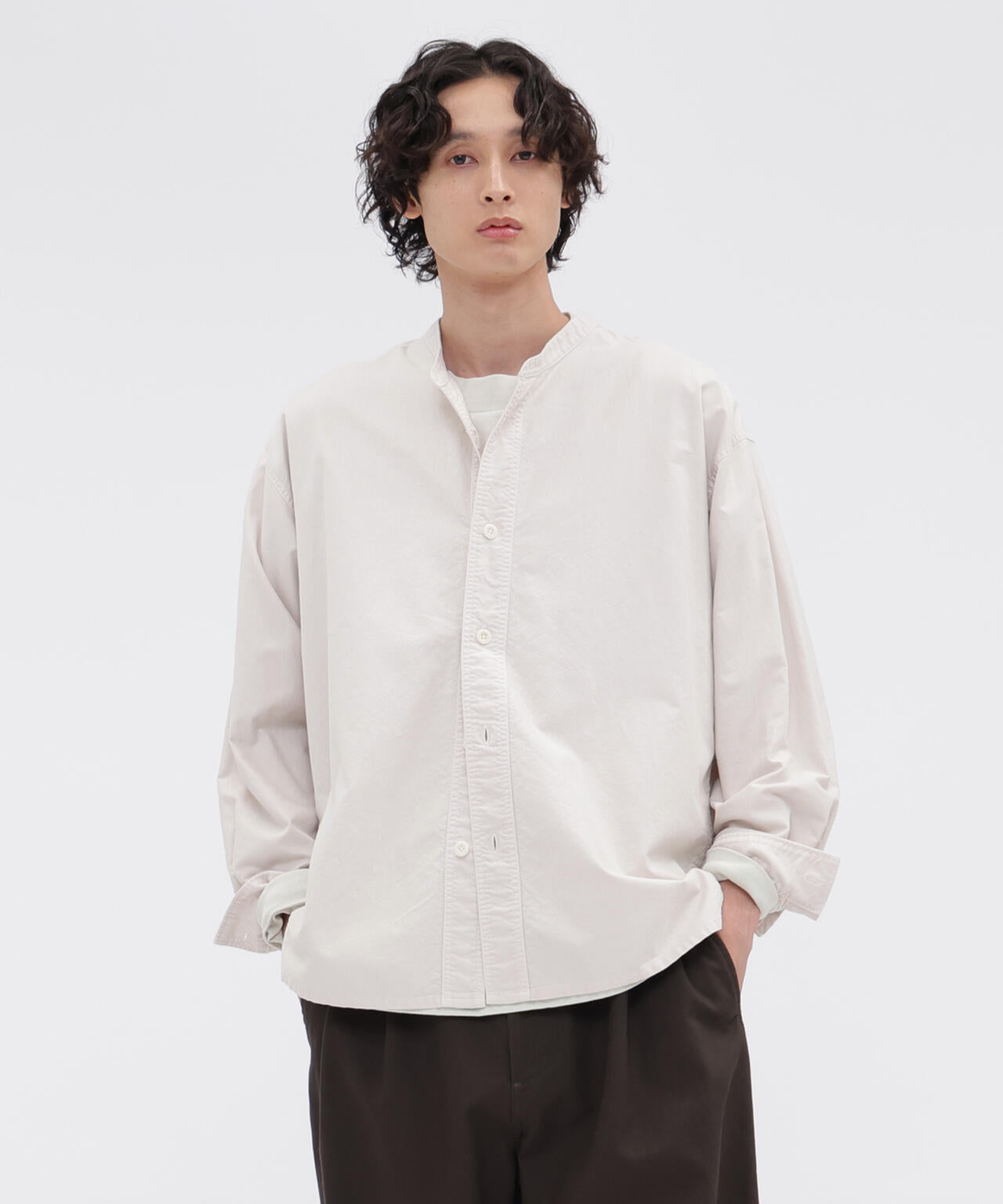 SOFT HOPSACK SHIRT | MARGARET HOWELL（マーガレット・ハウエル