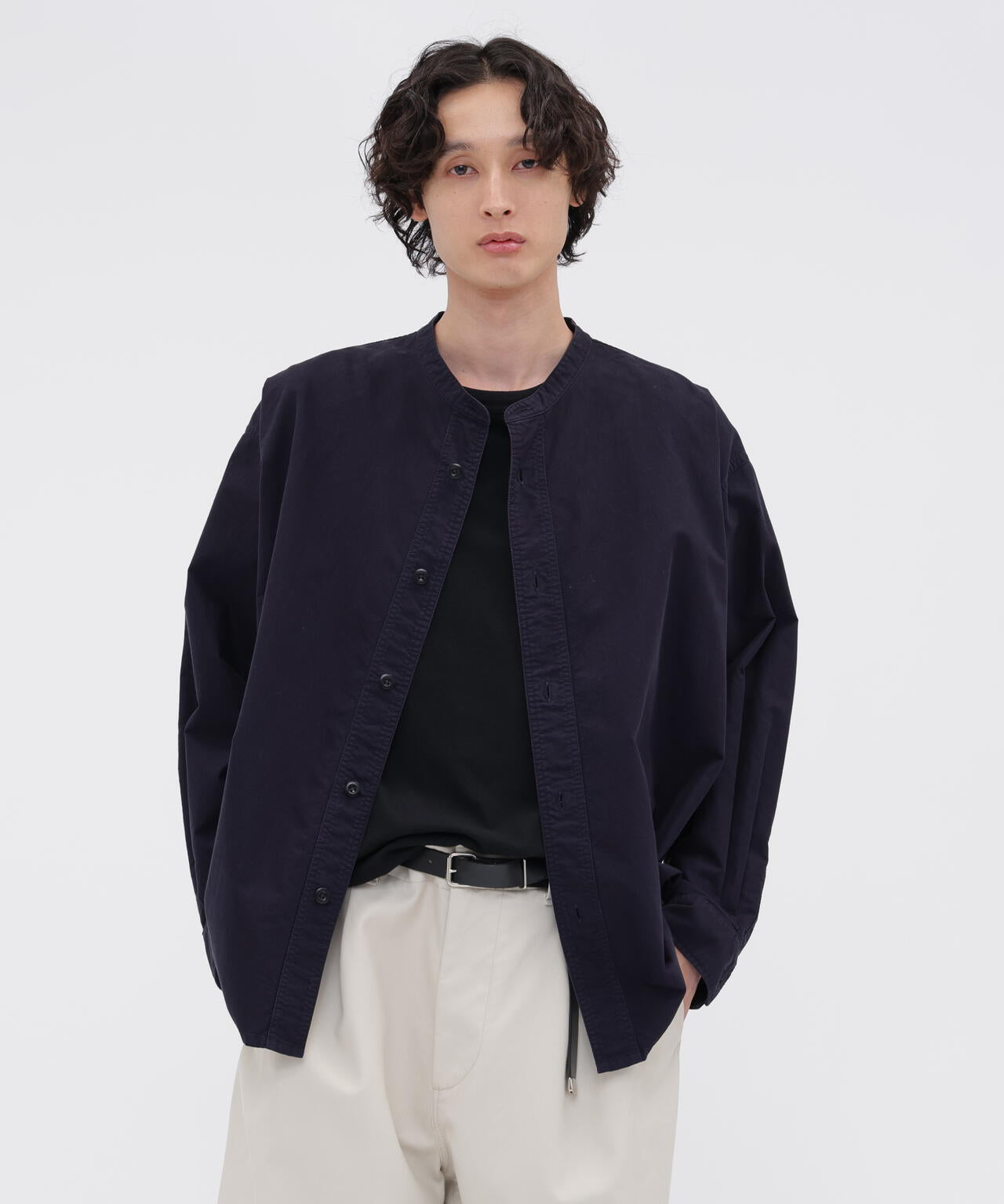 【タグ付き未使用】マーガレットハウエル 半袖シャツ Sサイズ SOFT HOPSACK SHIRT | MARGARET HOWELL（マーガレット・ハウエル