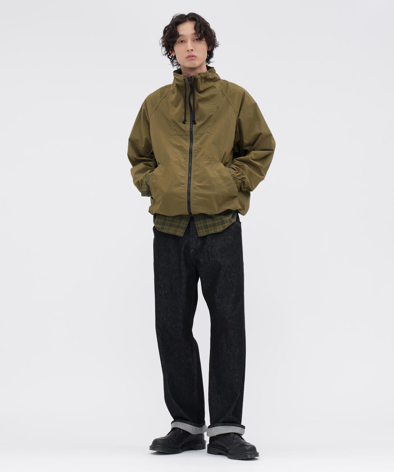 TONAL COTTON CHECK SHIRT | MARGARET HOWELL（マーガレット・ハウエル