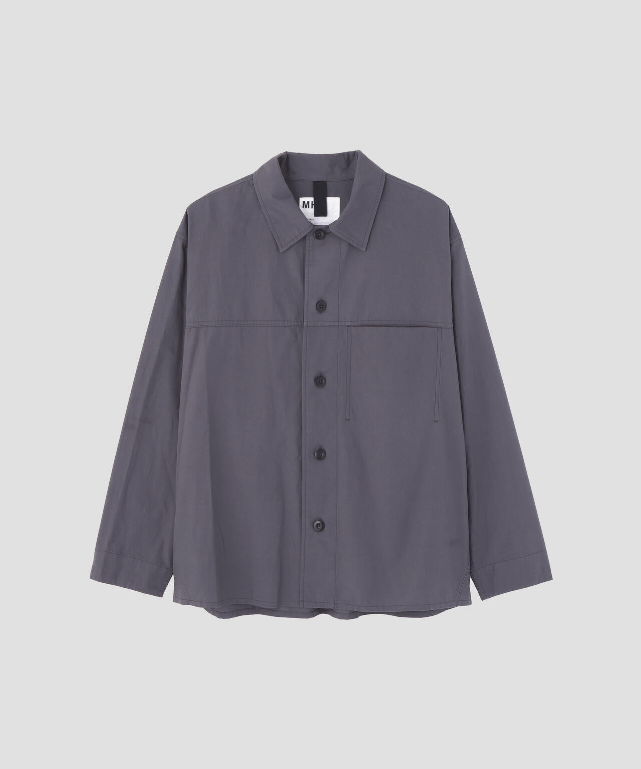 DRY COTTON LINEN PLAINWEAVE SHIRT | MARGARET HOWELL（マーガレット