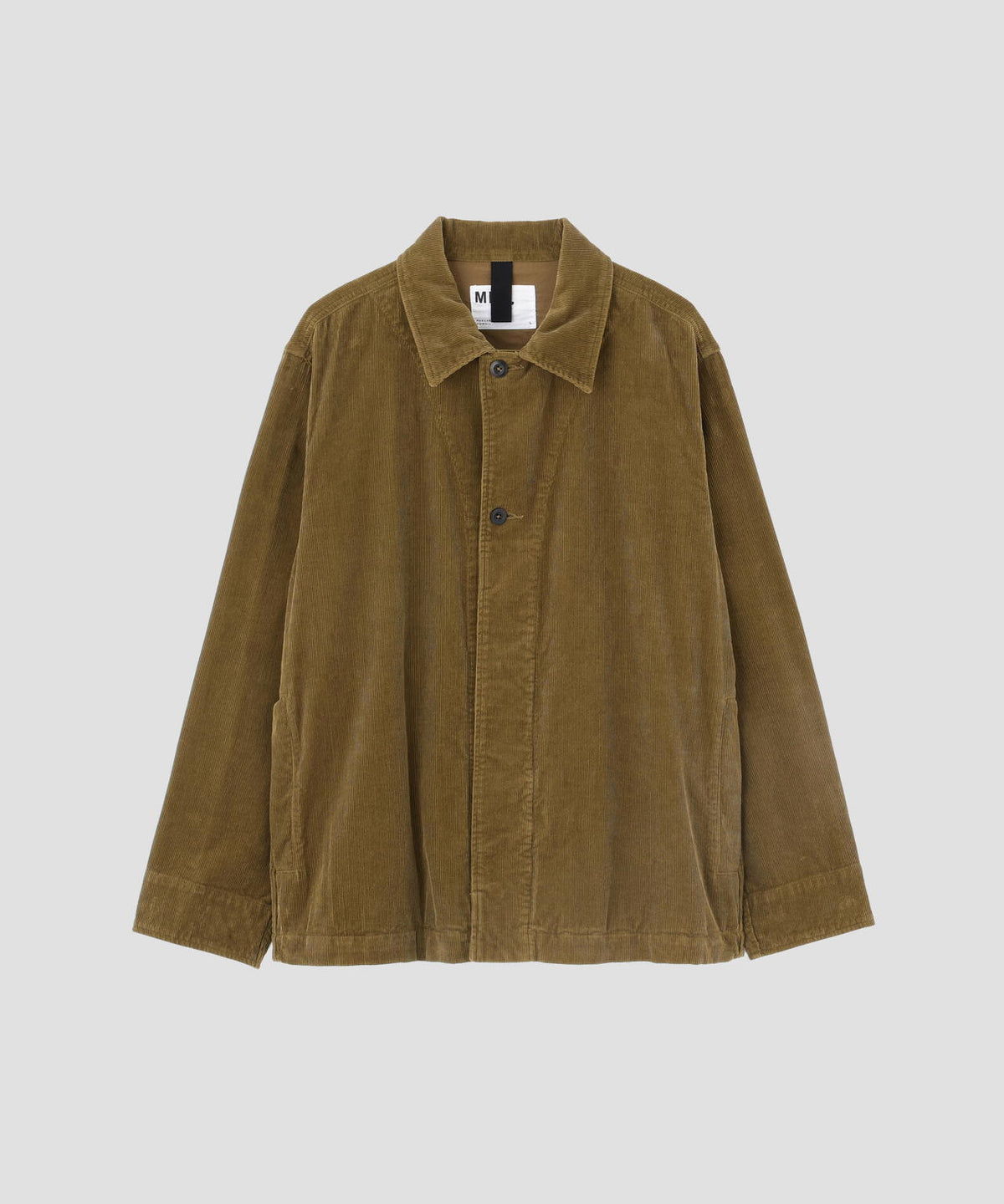 DRY COTTON NEEDLECORD SHIRT