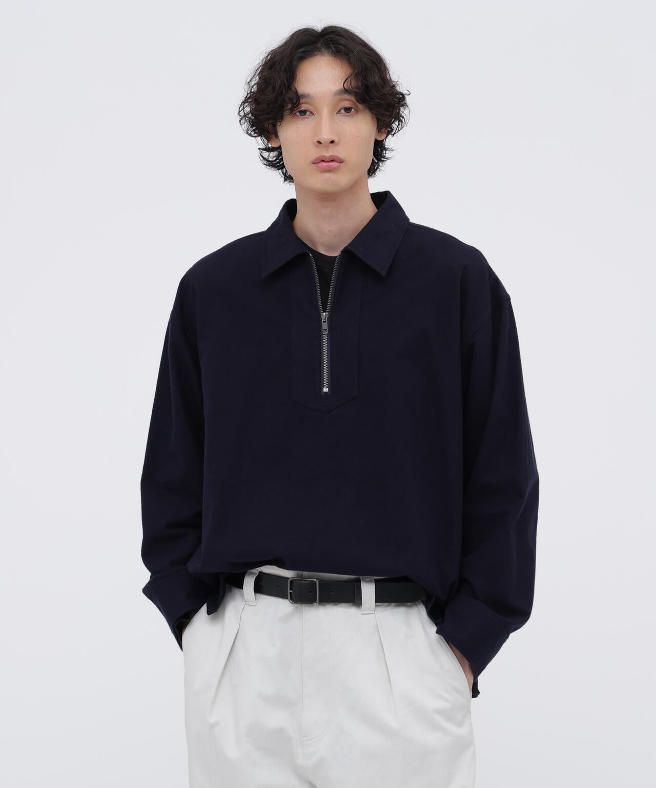COMPACT BRUSHED COTTON SHIRT | MARGARET HOWELL（マーガレット