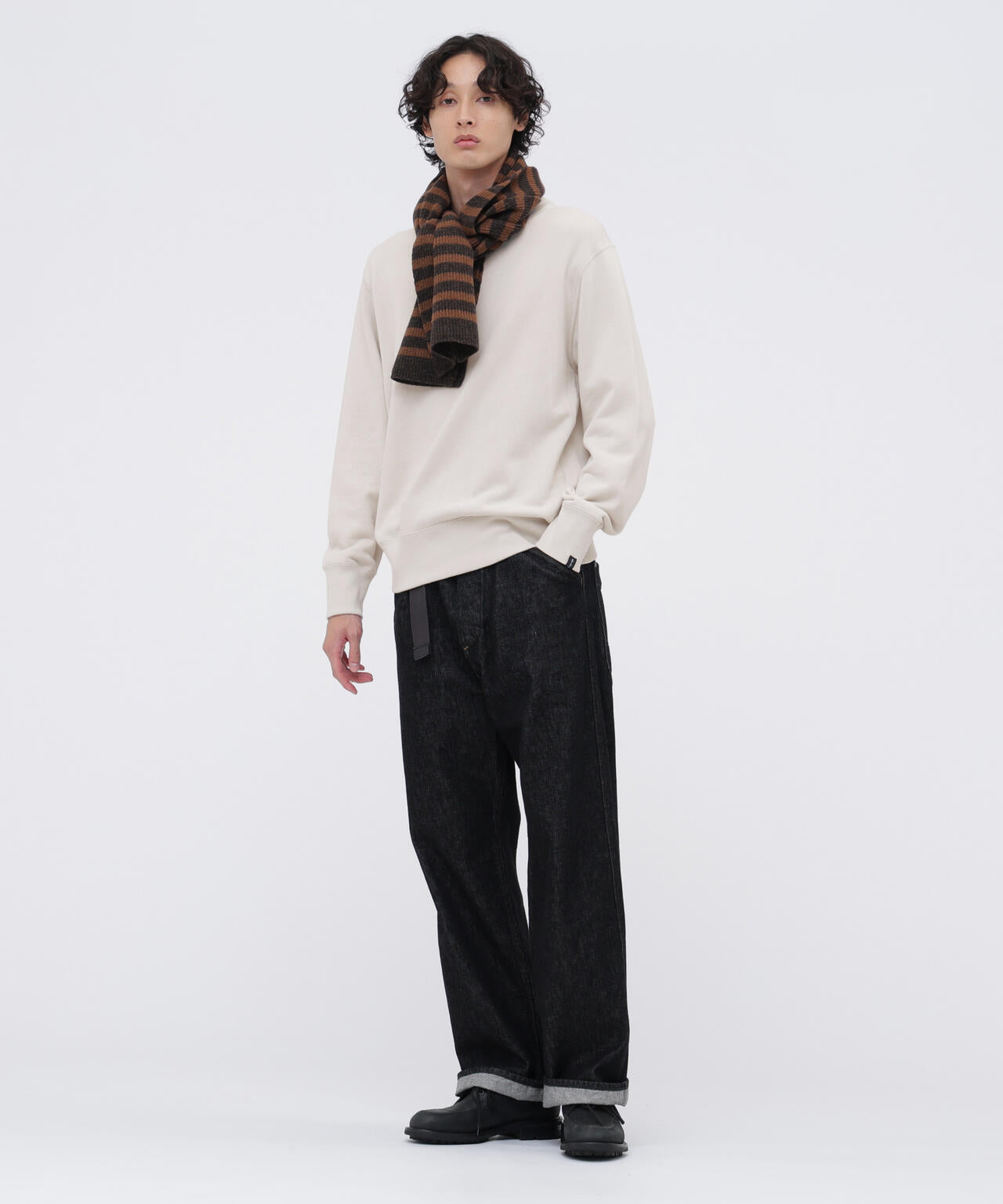 LIGHT LOOPBACK COTTON CREW NECK | MARGARET HOWELL（マーガレット