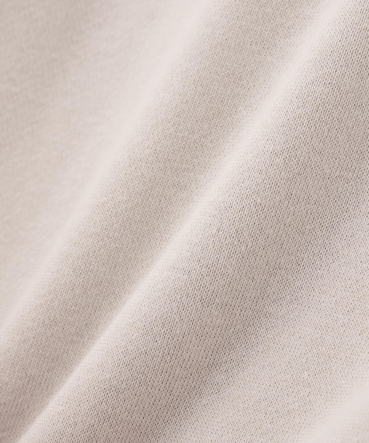 LIGHT LOOPBACK COTTON CREW NECK