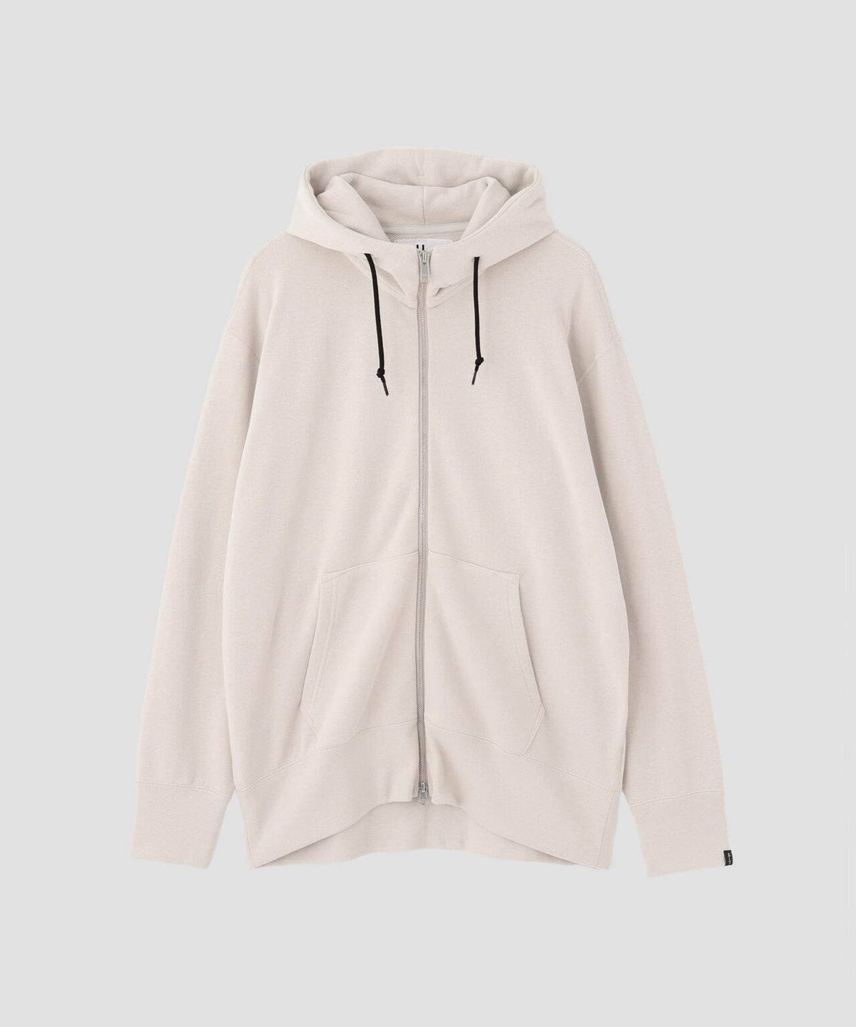 LIGHT LOOPBACK COTTON ZIP HOODY