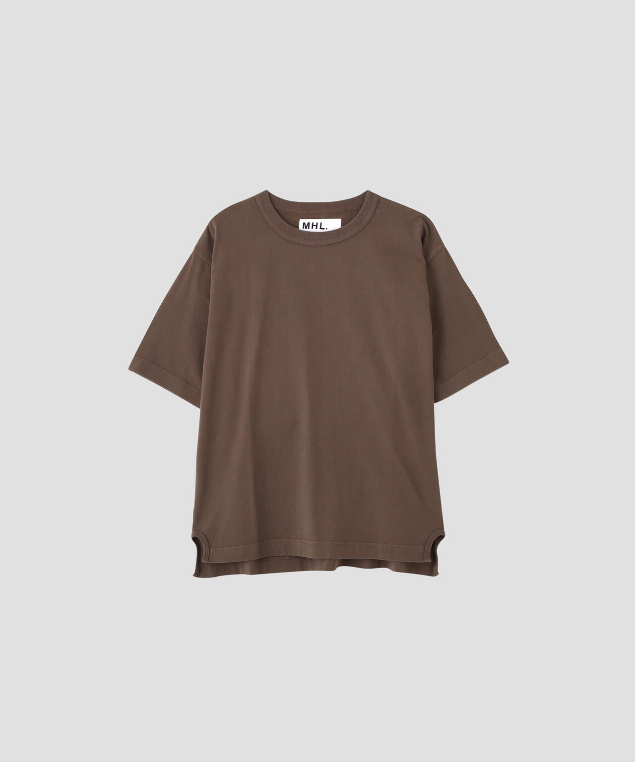 FADED ROUGH COTTON JERSEY TOP
