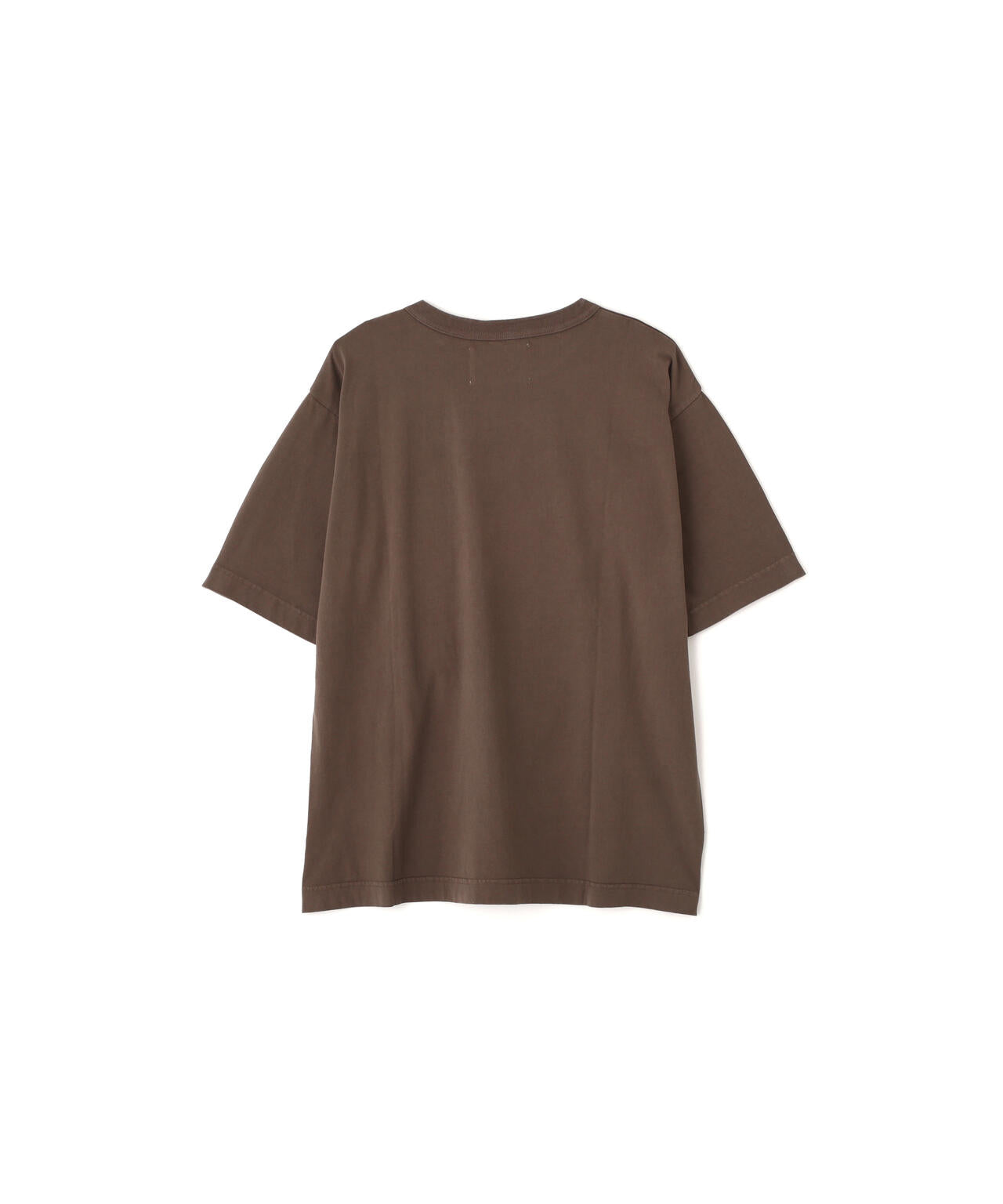 FADED ROUGH COTTON JERSEY TOP