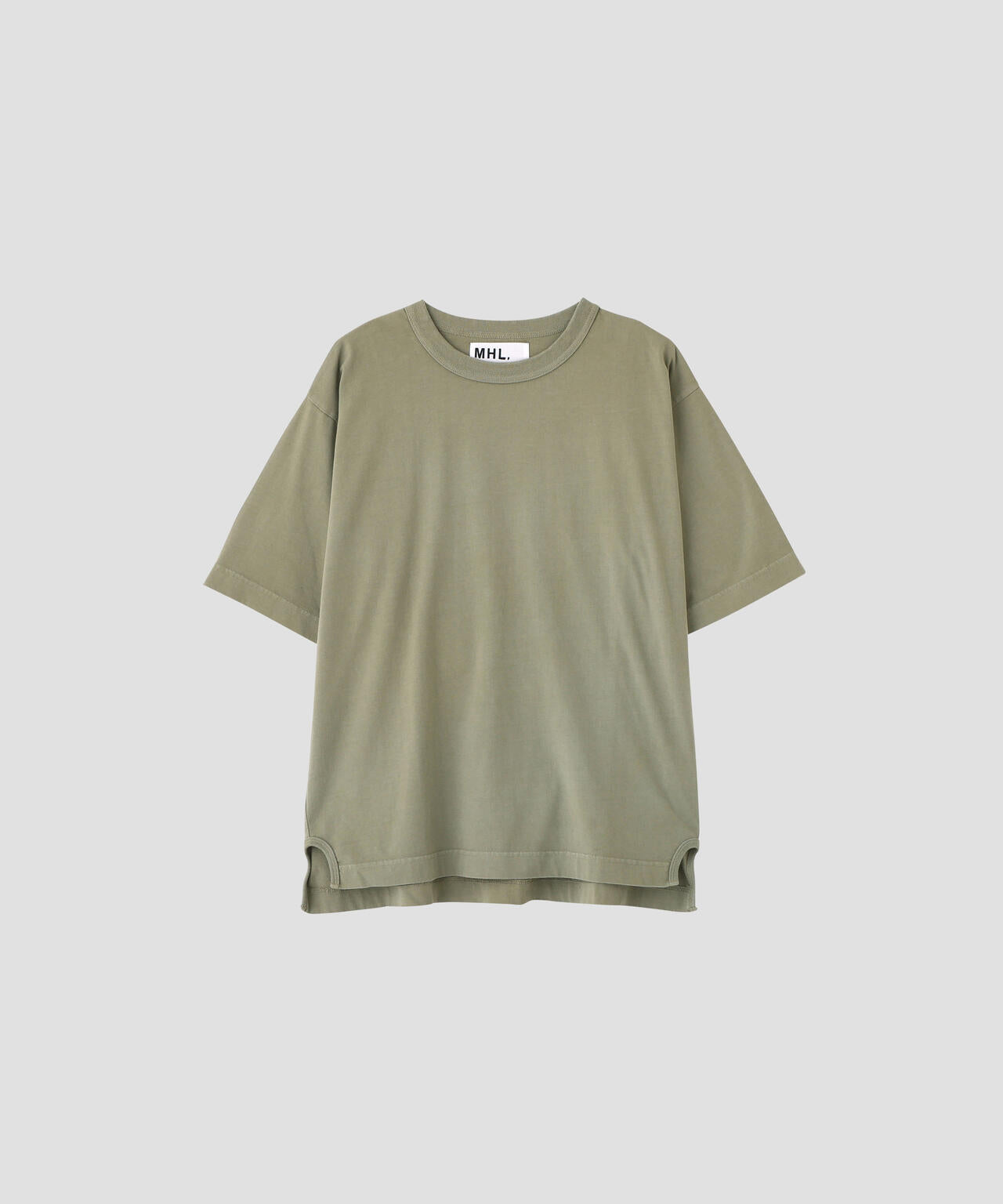 FADED ROUGH COTTON JERSEY TOP