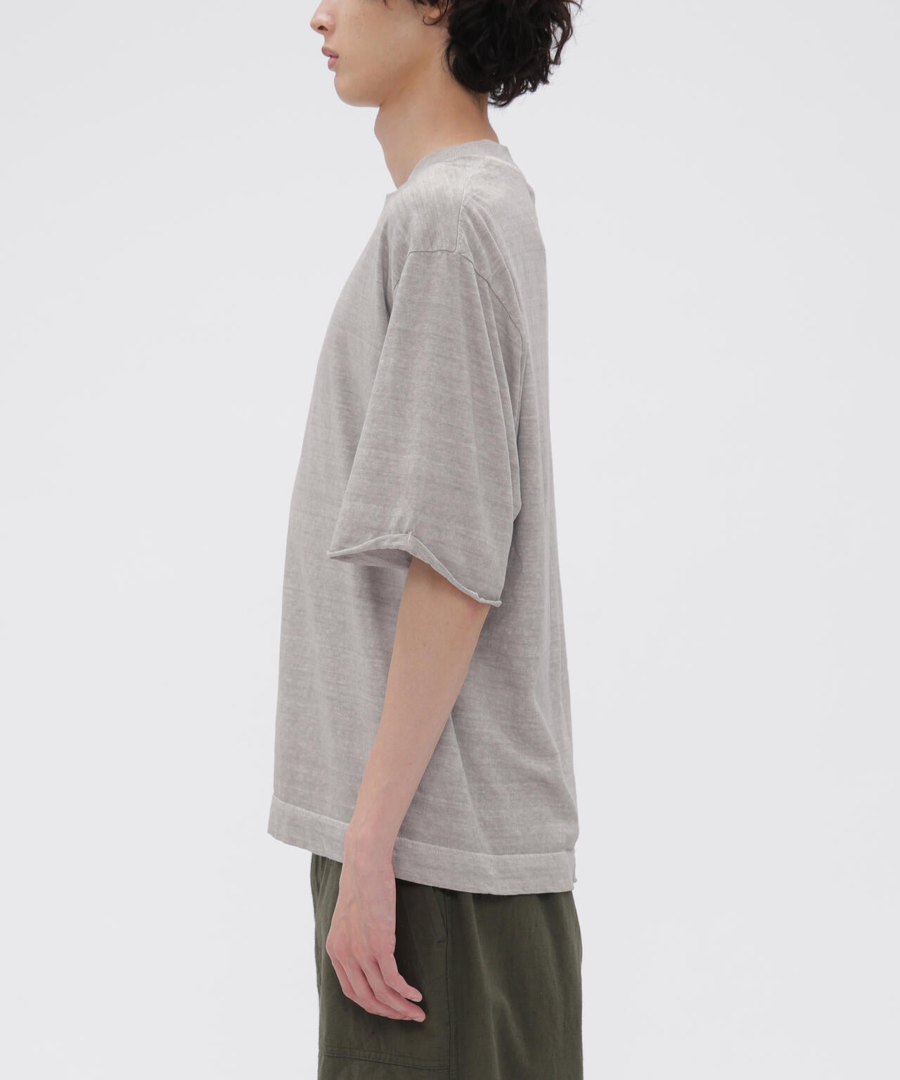 CARBON DYED COTTON LINEN TOP | MARGARET HOWELL（マーガレット
