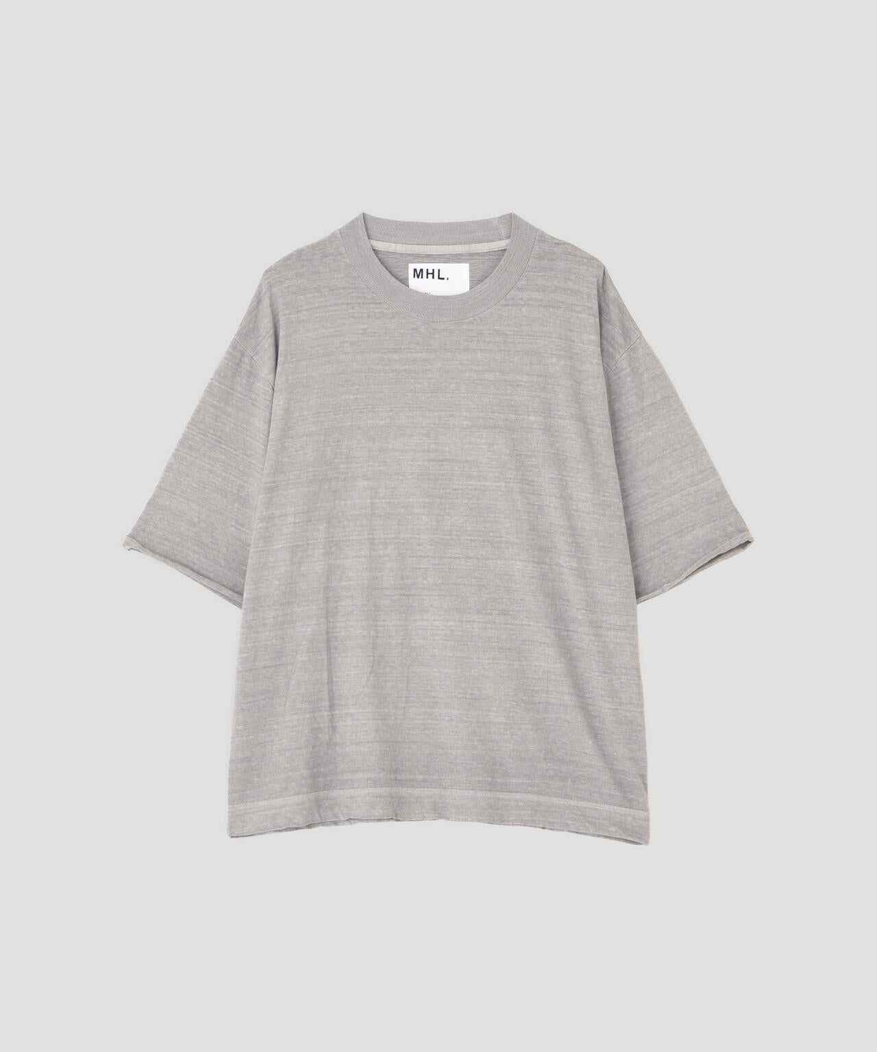 CARBON DYED COTTON LINEN TOP
