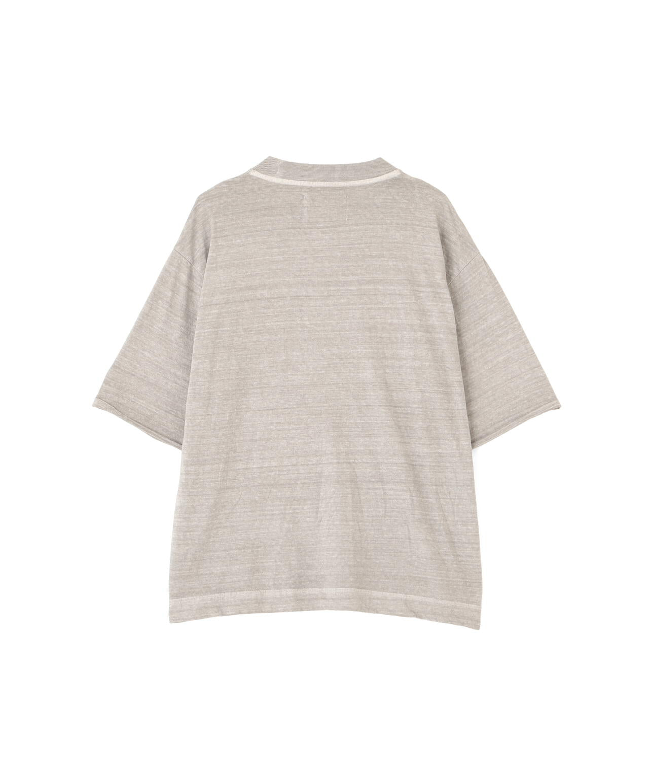 CARBON DYED COTTON LINEN TOP