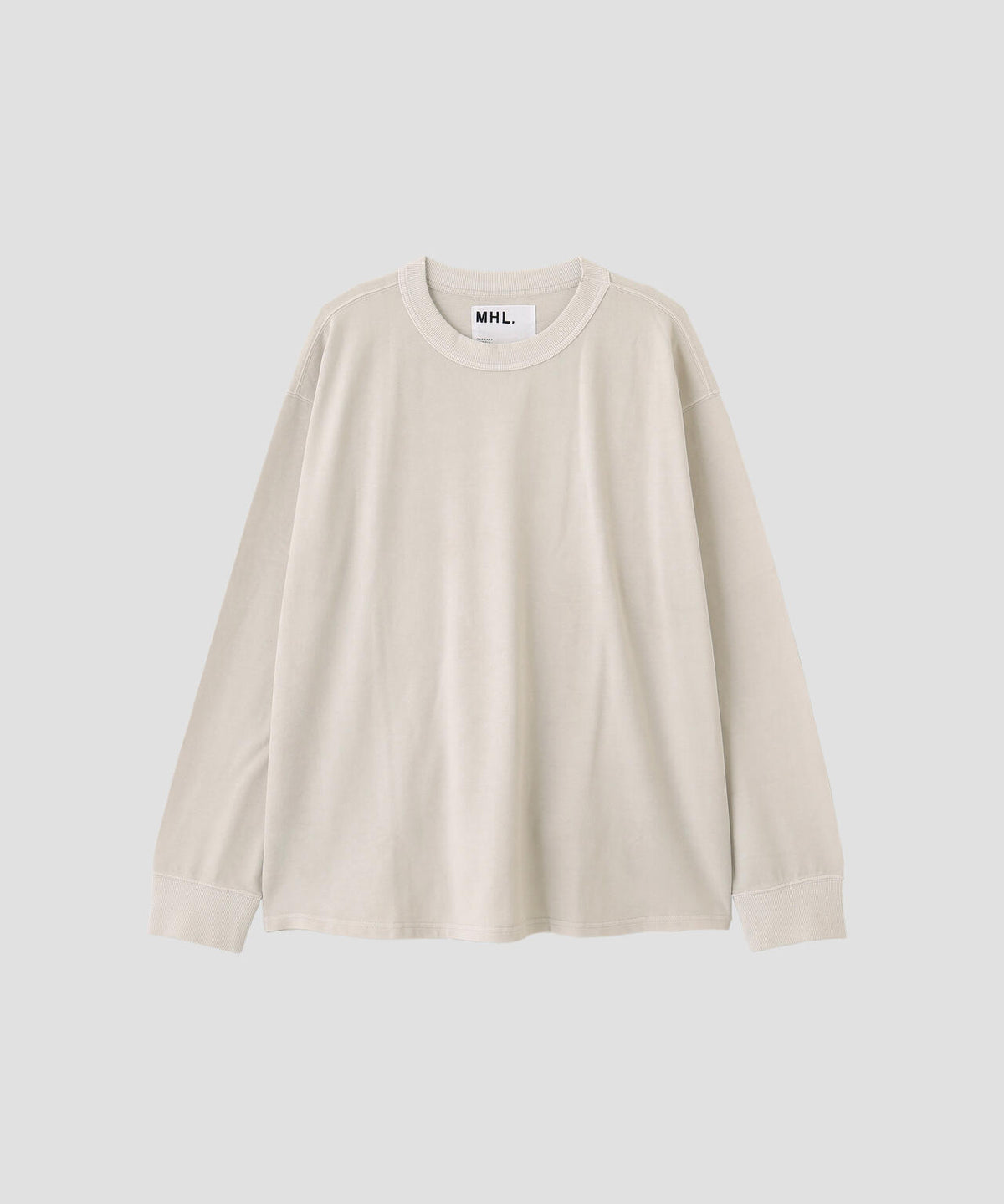 GARMENT DYED DENSE JERSEY TOP