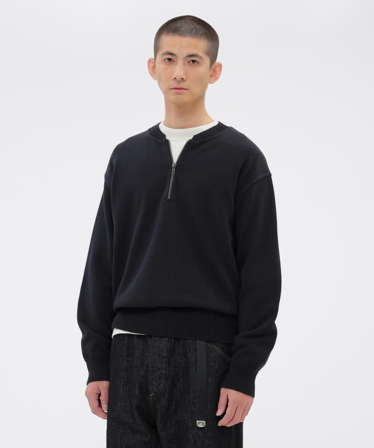 DENSE ECO PLATED COTTON KNITWEAR | MARGARET HOWELL（マーガレット