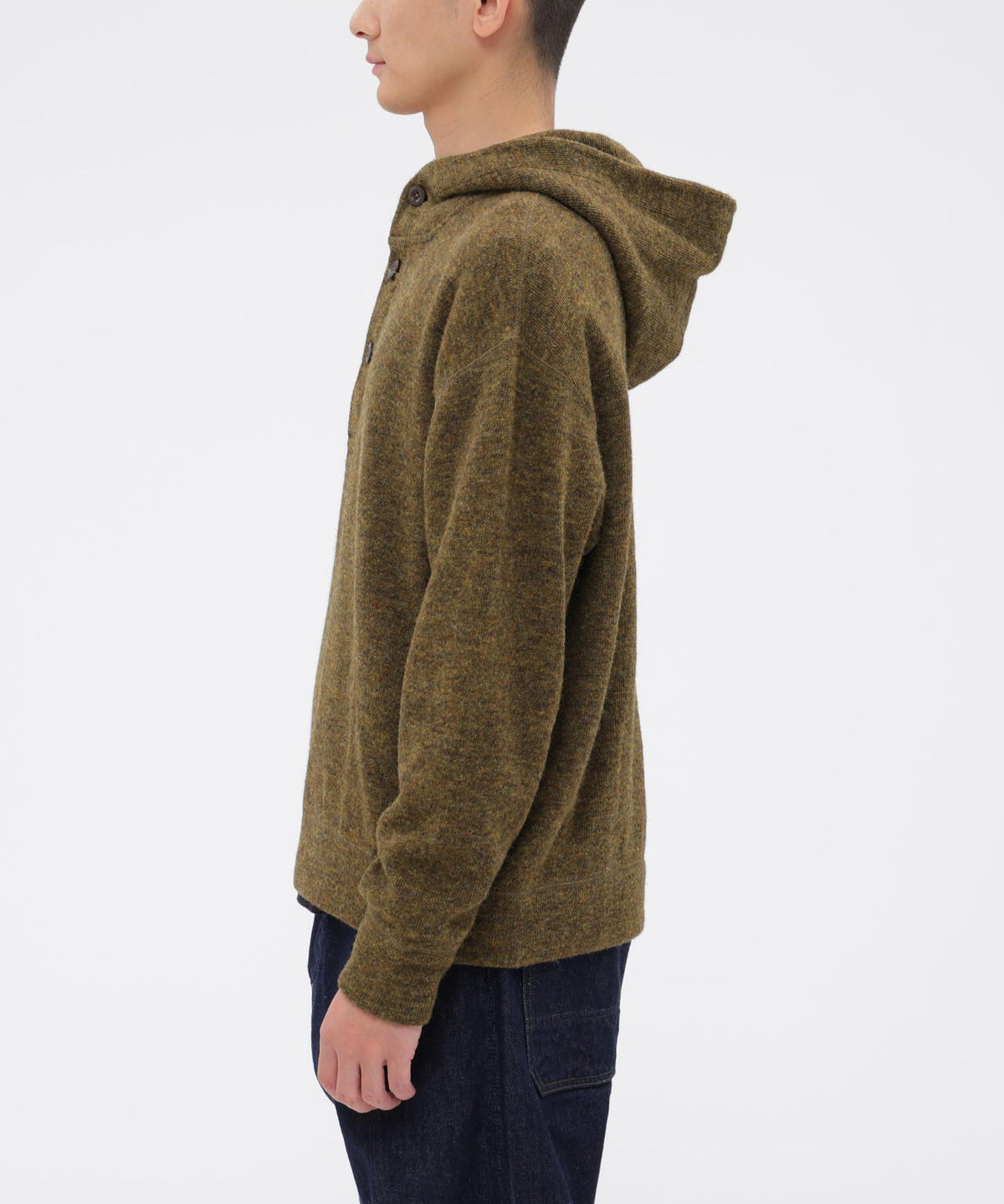 WOOL COTTON JERSEY TOP