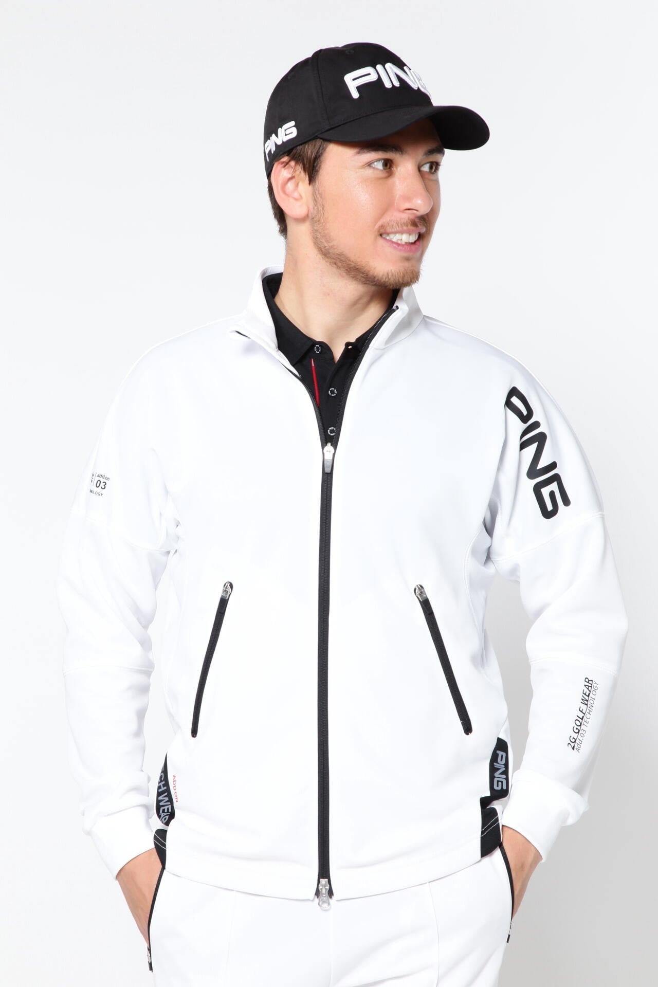 PING APPAREL】アドエルムコンパクトニットブルゾン ＜AddElm＞ (MENS