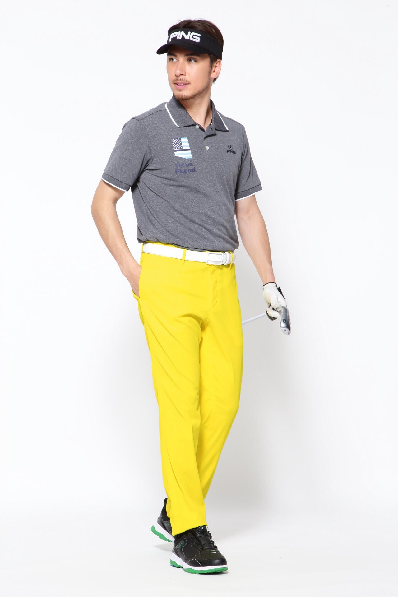 PING APPAREL】ワッフルストレッチパンツ ＜NATIVE＞ (MENS) | PING