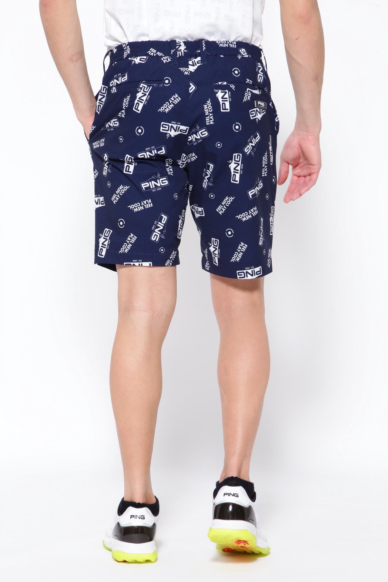 【PING APPAREL】【直営店舗・公式オンライン限定】アリゾナトータル柄 ショートパンツ ＜NATIVE＞ (MENS)