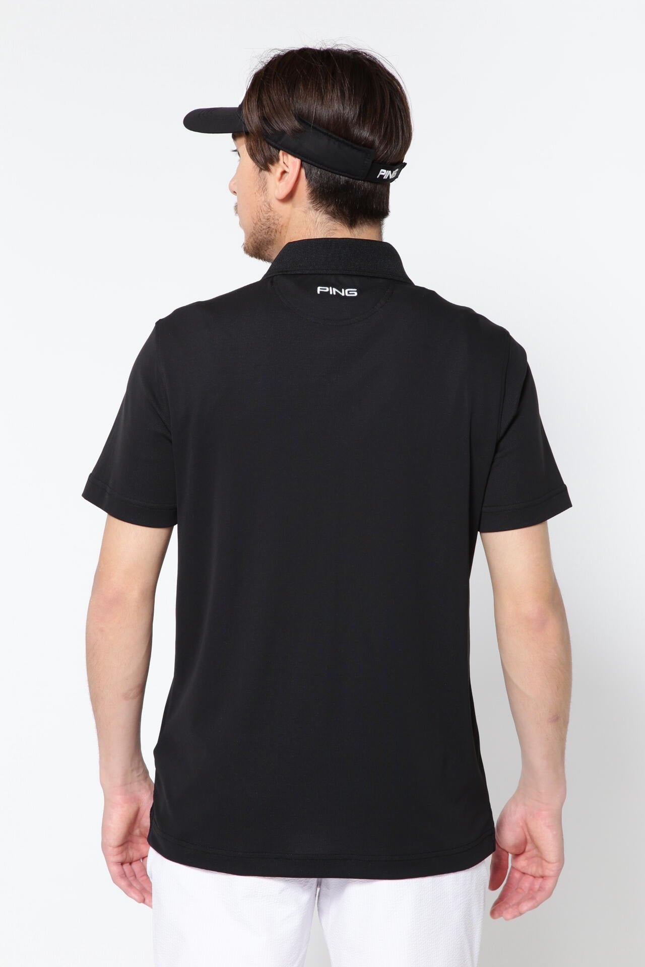 PING 黒 ポロシャツ PING APPAREL】サライテック トリコット半袖ポロシャツ ＜PERFORMANCE