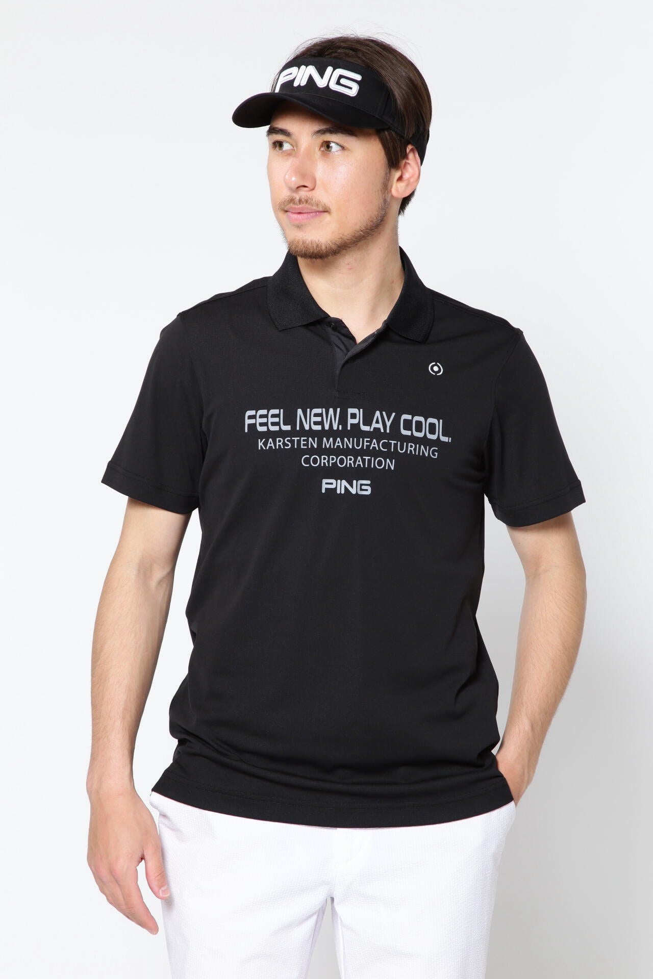 【PING APPAREL】サライテック トリコット半袖ポロシャツ ＜PERFORMANCE＞ (MENS)