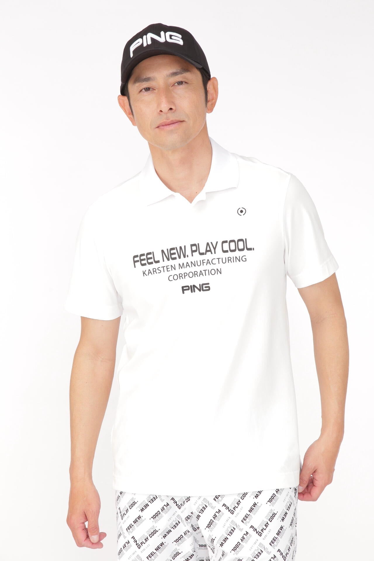 【PING APPAREL】サライテック トリコット半袖ポロシャツ ＜PERFORMANCE＞ (MENS)