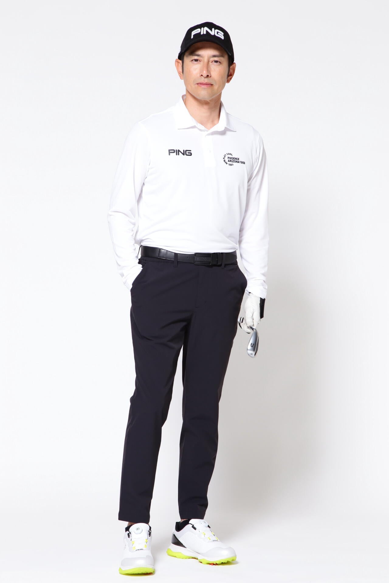PING APPAREL】カノコライクドビー長袖ポロシャツ ＜PERFORMANCE