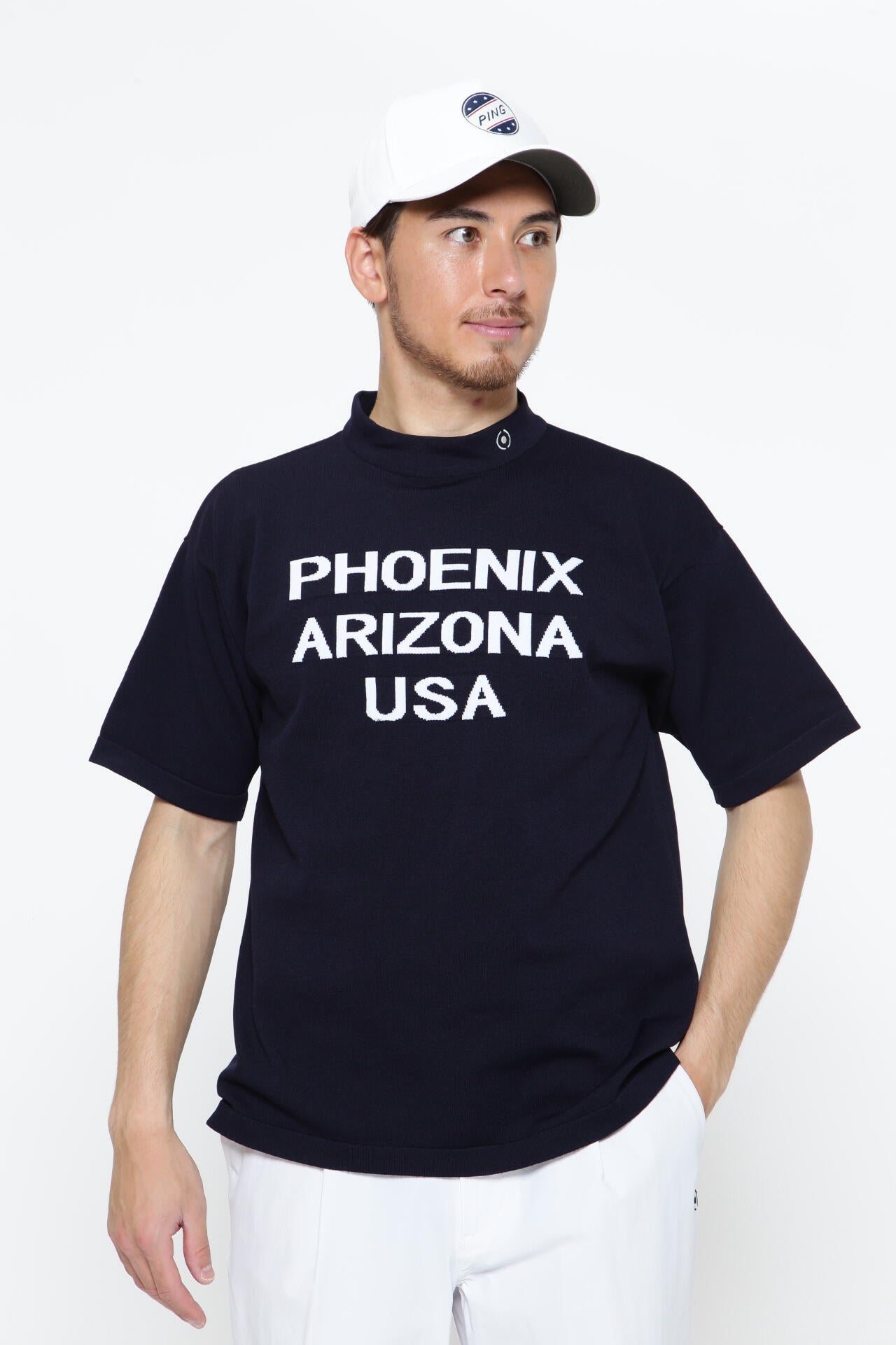 PING APPAREL】ハイネックニットプルオーバー ＜NATIVE＞ (MENS