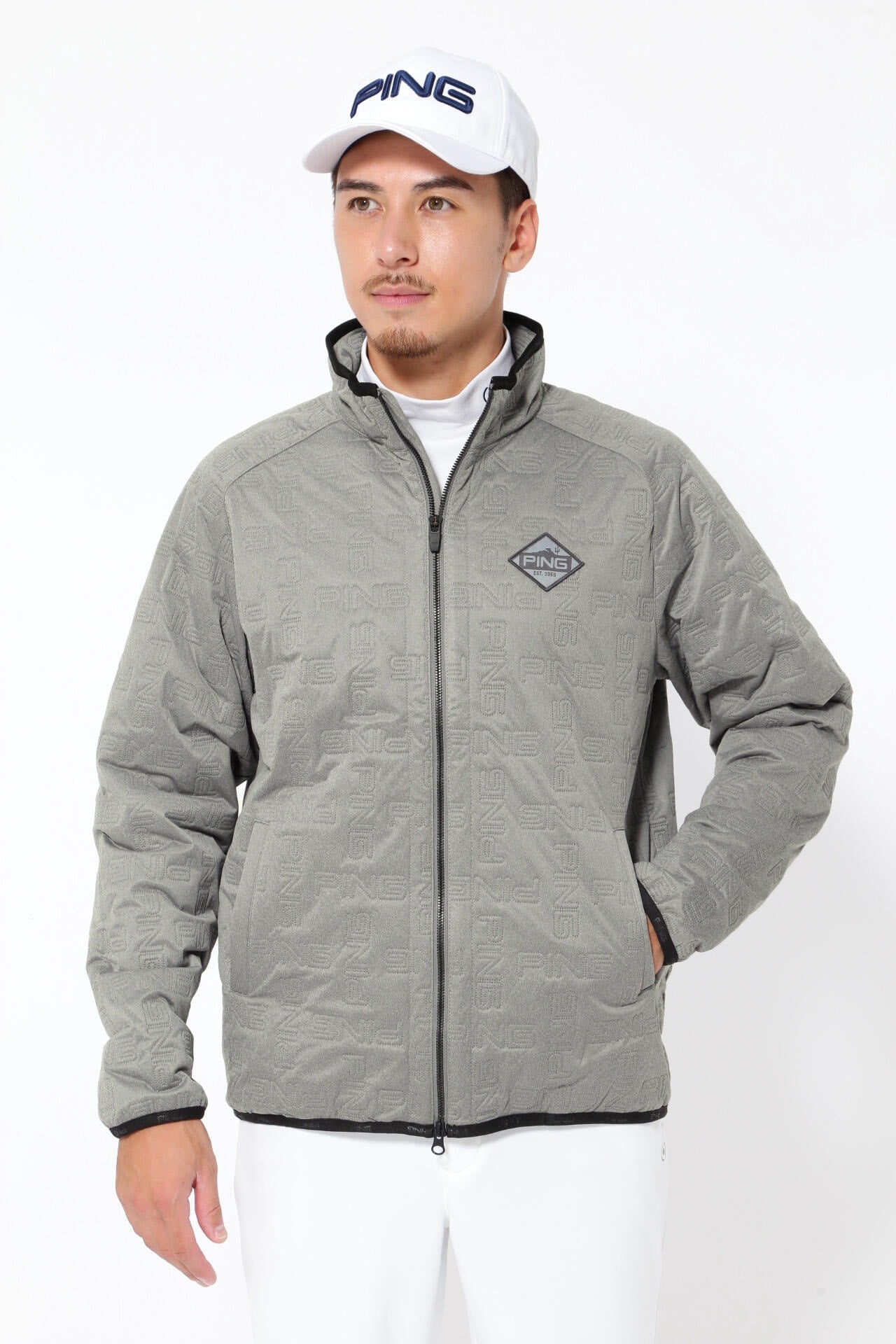 PING APPAREL】ソニックキルト防風撥水中綿ブルゾン ＜NATIVE＞ (MENS