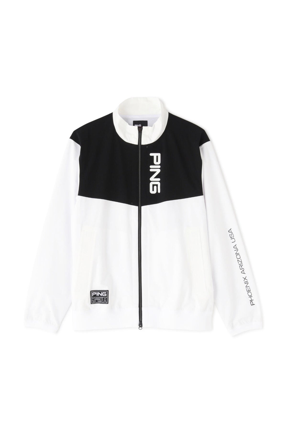 【PING APPAREL】撥水バイカラーフルジップ ストレッチブルゾン ＜GOLD＞ (MENS)