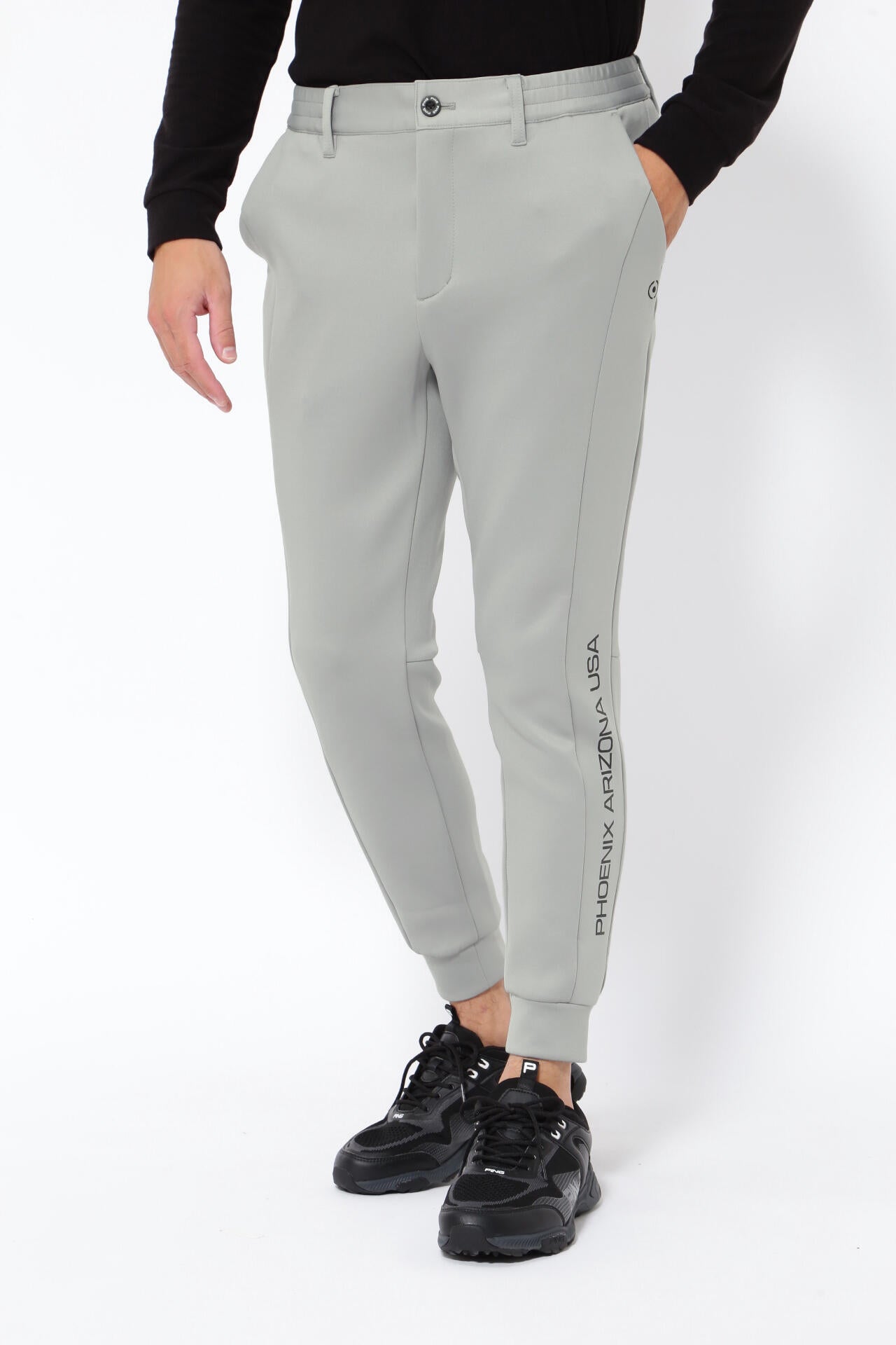 新品　PING ピン　ジョガーパンツ　ウエストゴム　ストレッチ　ホワイト　LL PING APPAREL】4WAYストレッチ ジョガーパンツ ＜PERFORMANCE＞ (MENS