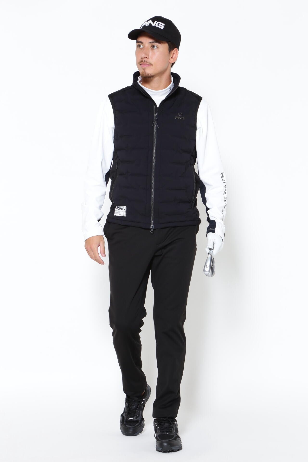 【PING APPAREL】全方向ストレッチボンディング 5ポケットパンツ ＜GOLD＞ (MENS)