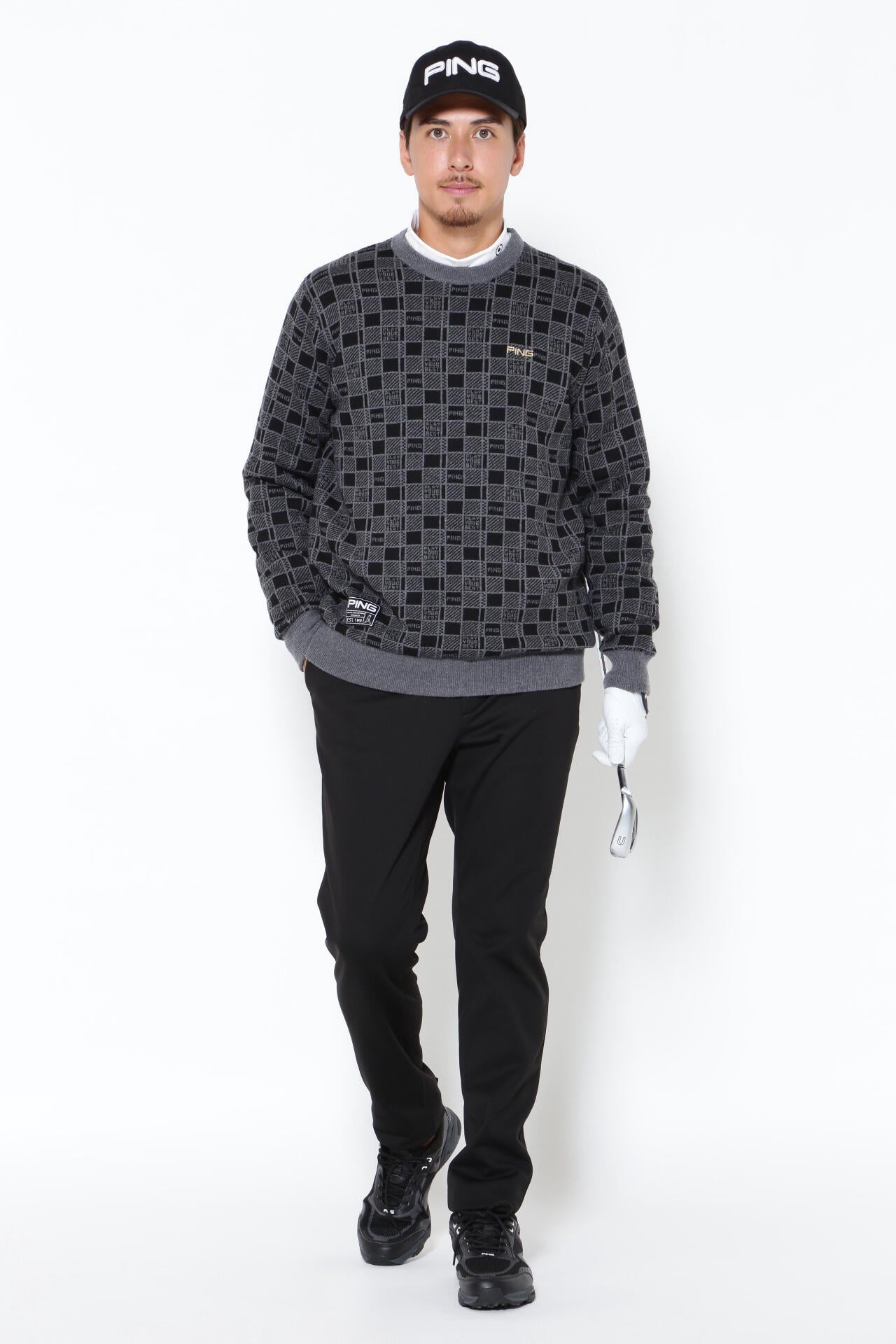 【PING APPAREL】全方向ストレッチボンディング 5ポケットパンツ ＜GOLD＞ (MENS)