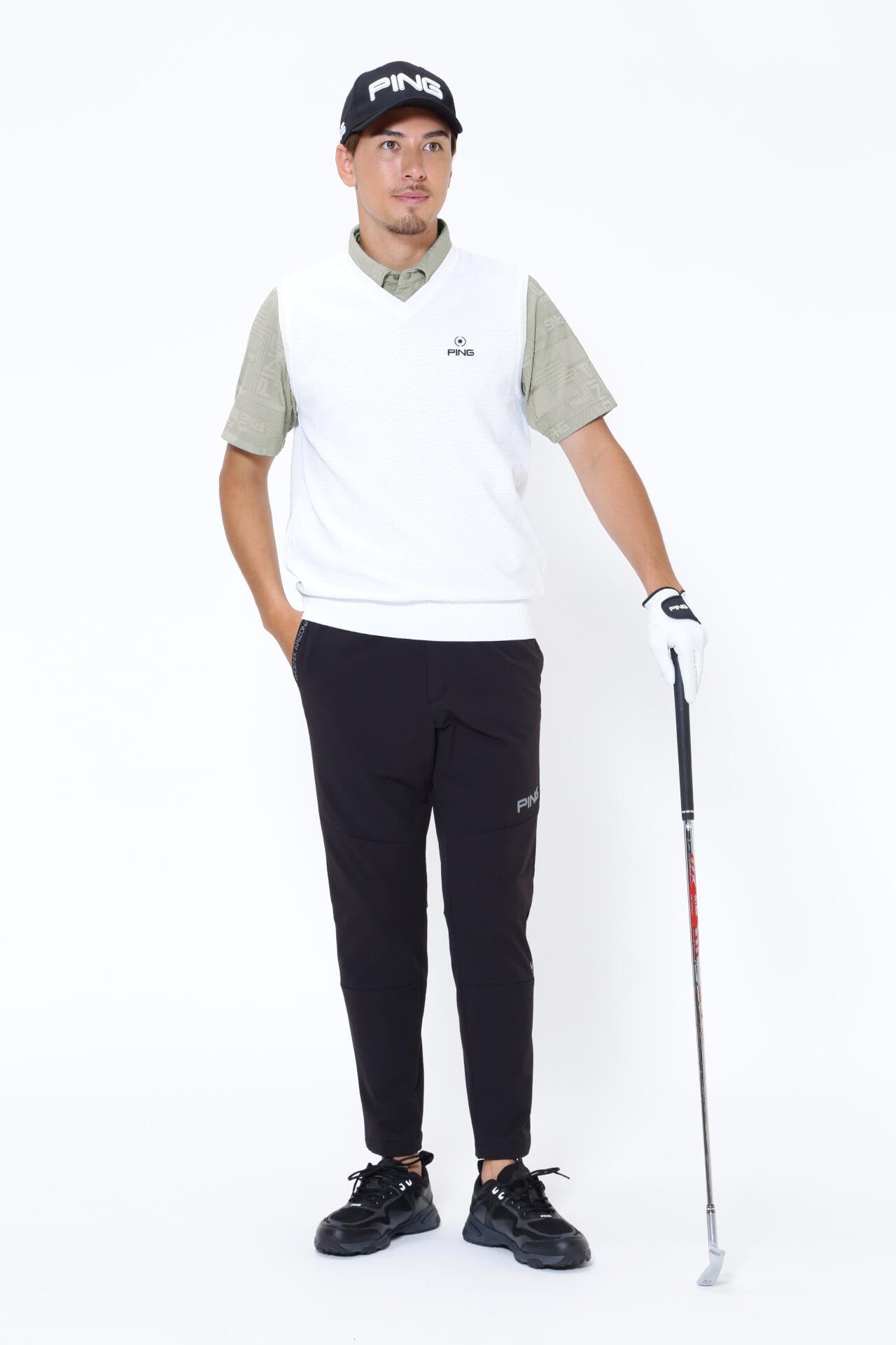 【PING APPAREL】4WAYストレッチナイロン撥水テーパードパンツ ＜PERFORMANCE＞ (MENS)
