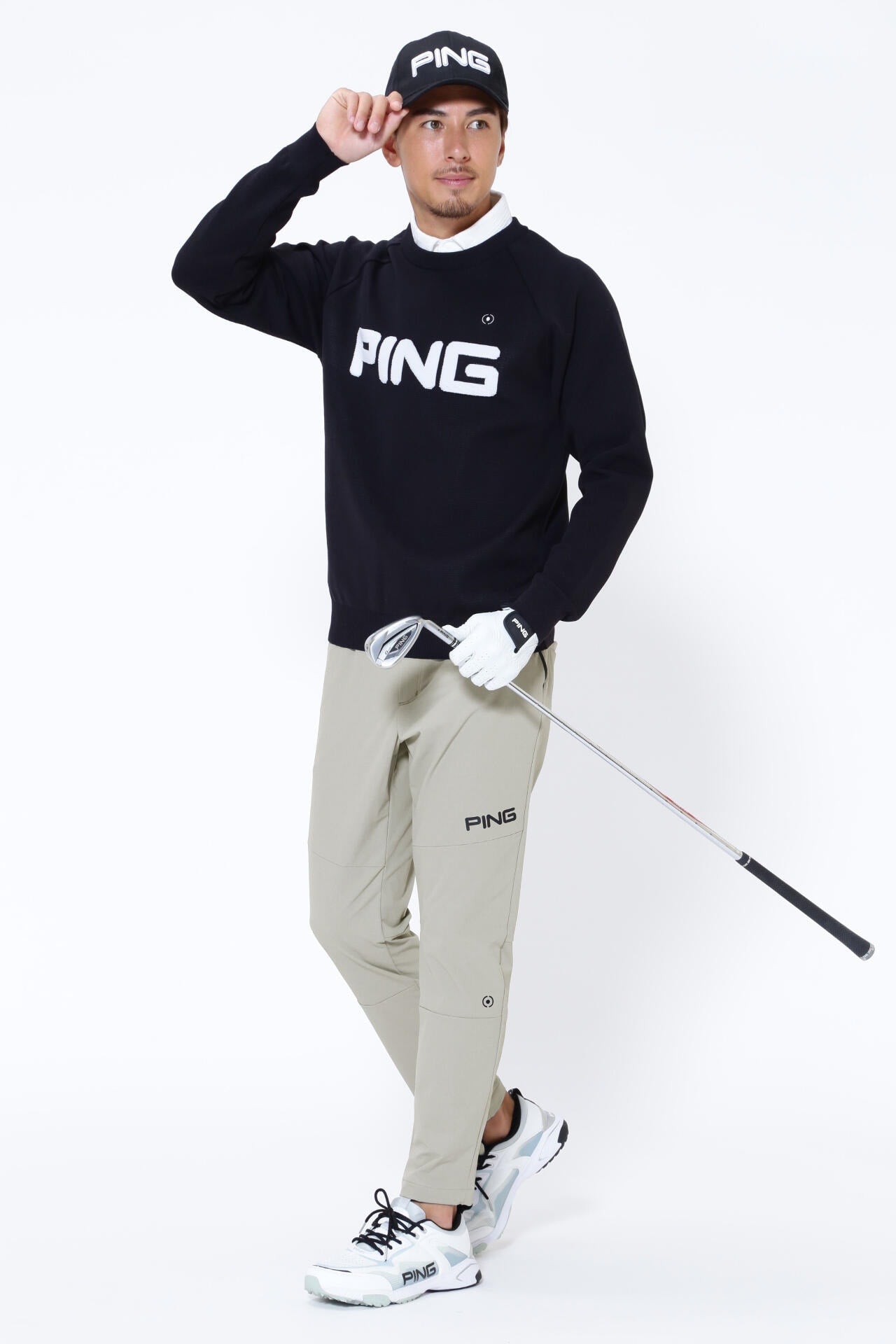 【PING APPAREL】4WAYストレッチナイロン撥水テーパードパンツ ＜PERFORMANCE＞ (MENS)