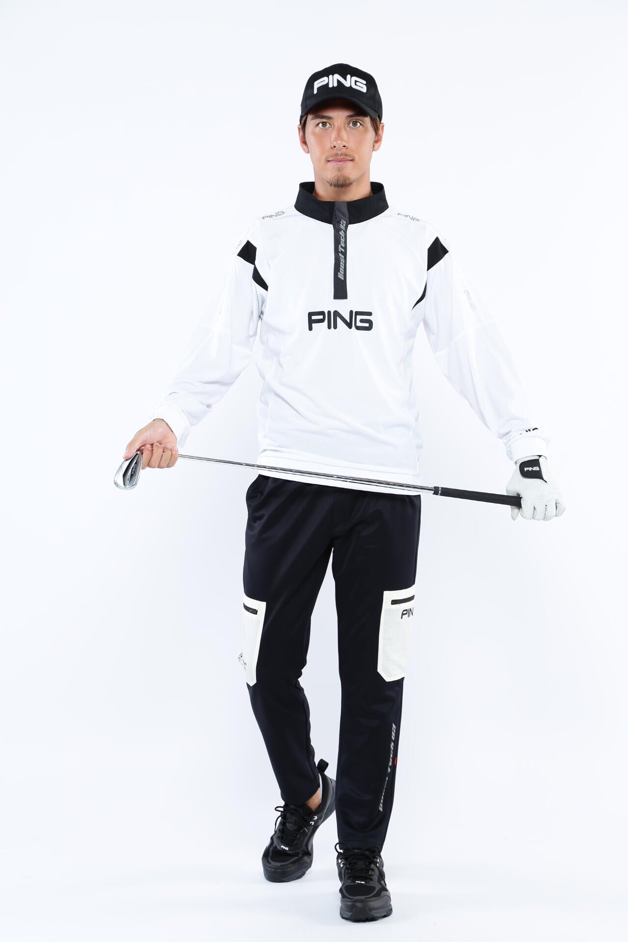PING APPAREL】アドエルムコンパクトニット ロングパンツ ＜AddElm