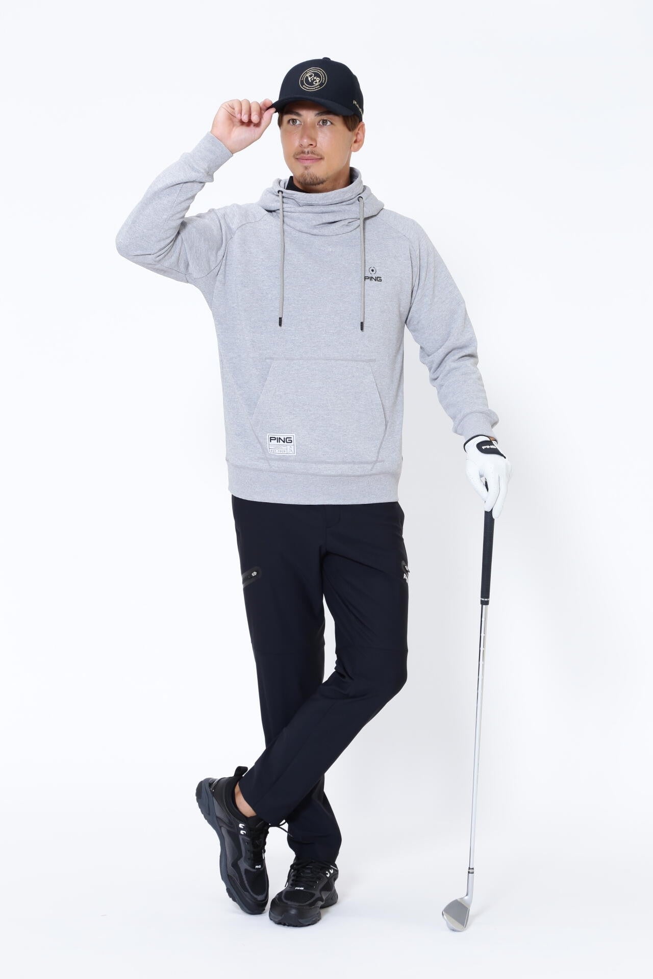 【PING APPAREL】エコブルー ハイテンションテーパードパンツ ＜GOLD＞ (MENS)