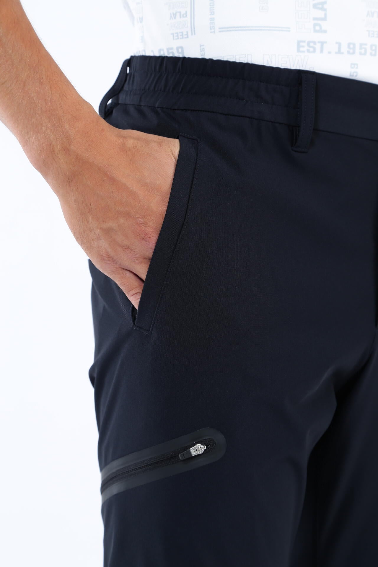 【PING APPAREL】エコブルー ハイテンションテーパードパンツ ＜GOLD＞ (MENS)
