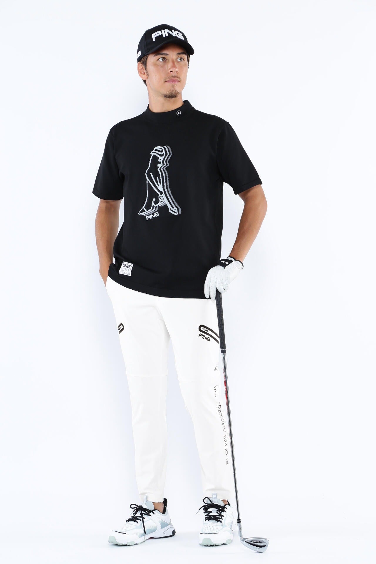 【PING APPAREL】エコブルー ハイテンションテーパードパンツ ＜GOLD＞ (MENS)