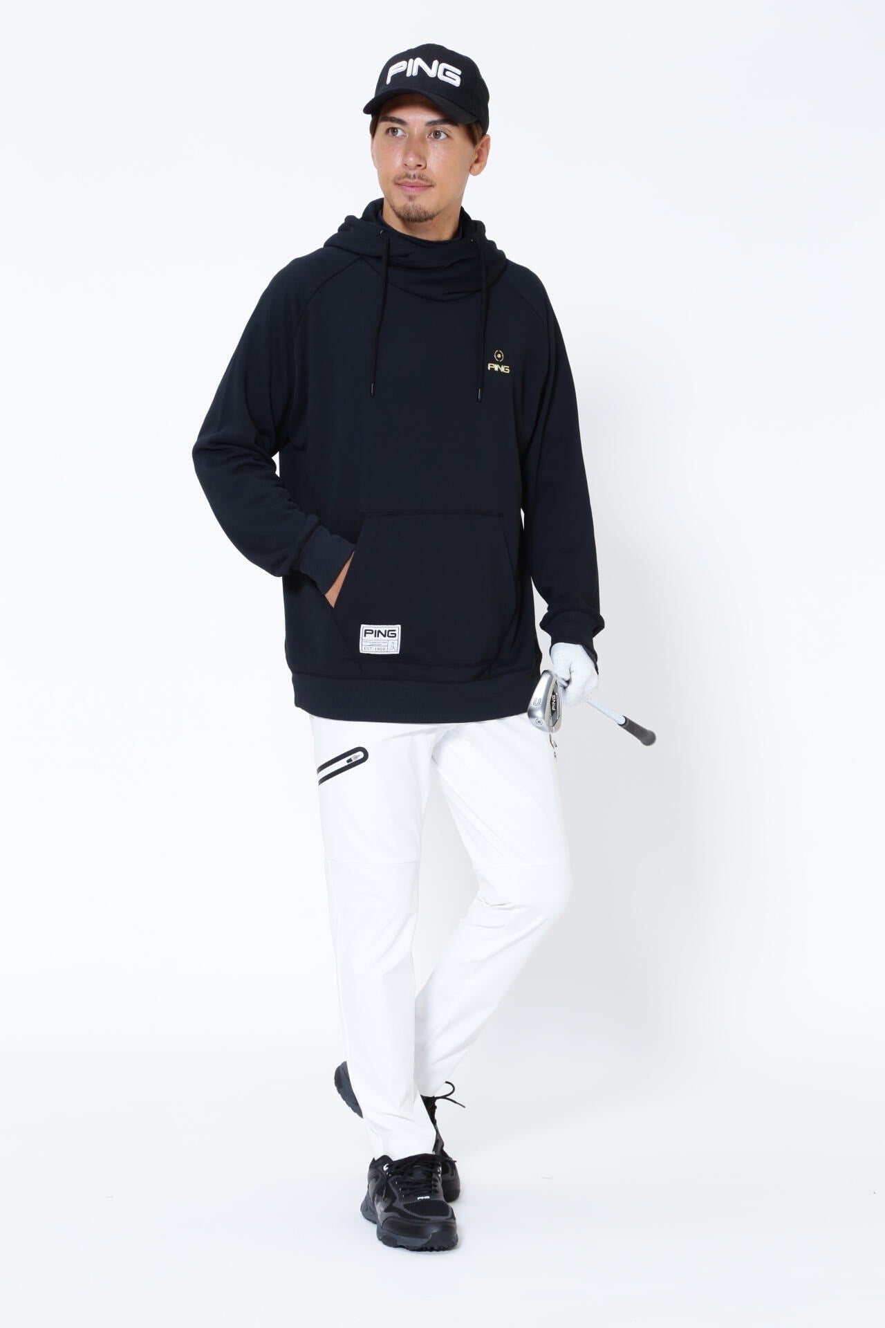 【PING APPAREL】エコブルー ハイテンションテーパードパンツ ＜GOLD＞ (MENS)