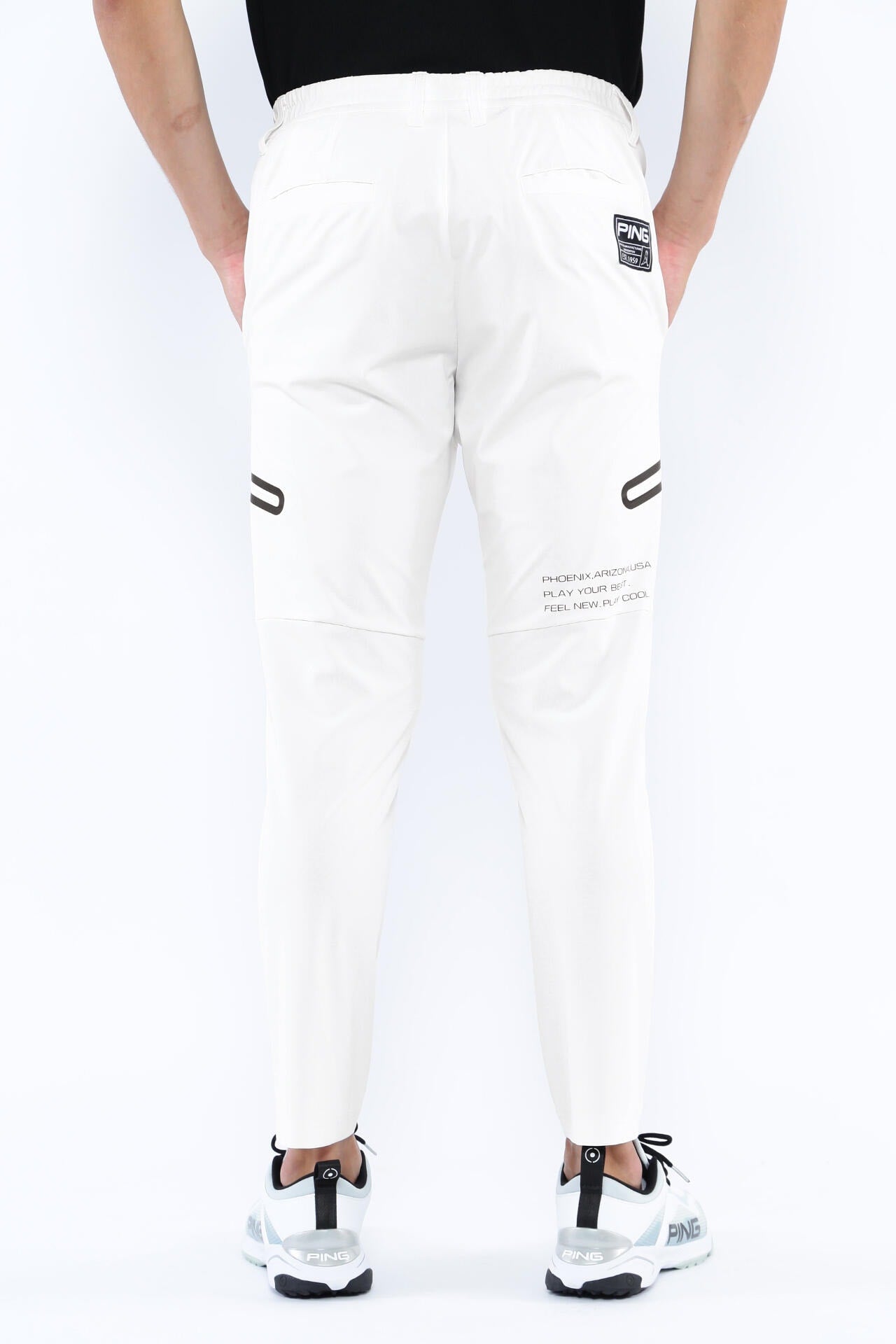 【PING APPAREL】エコブルー ハイテンションテーパードパンツ ＜GOLD＞ (MENS)